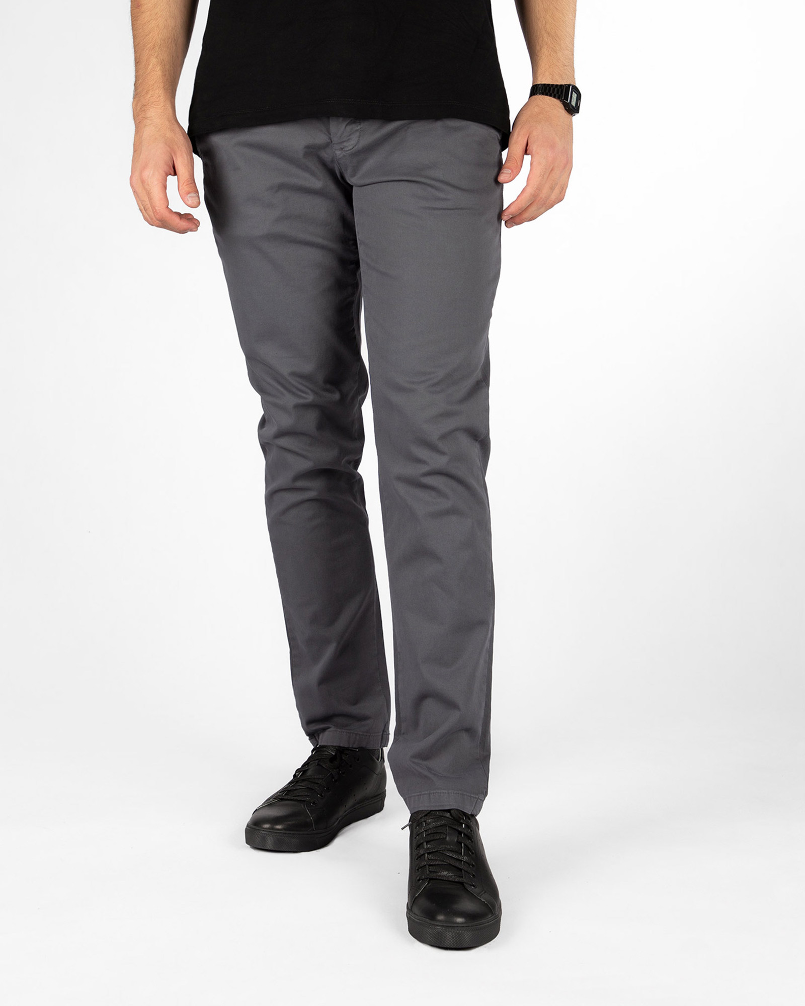 شلوار کتان مردانه VK00210- دودی (1)