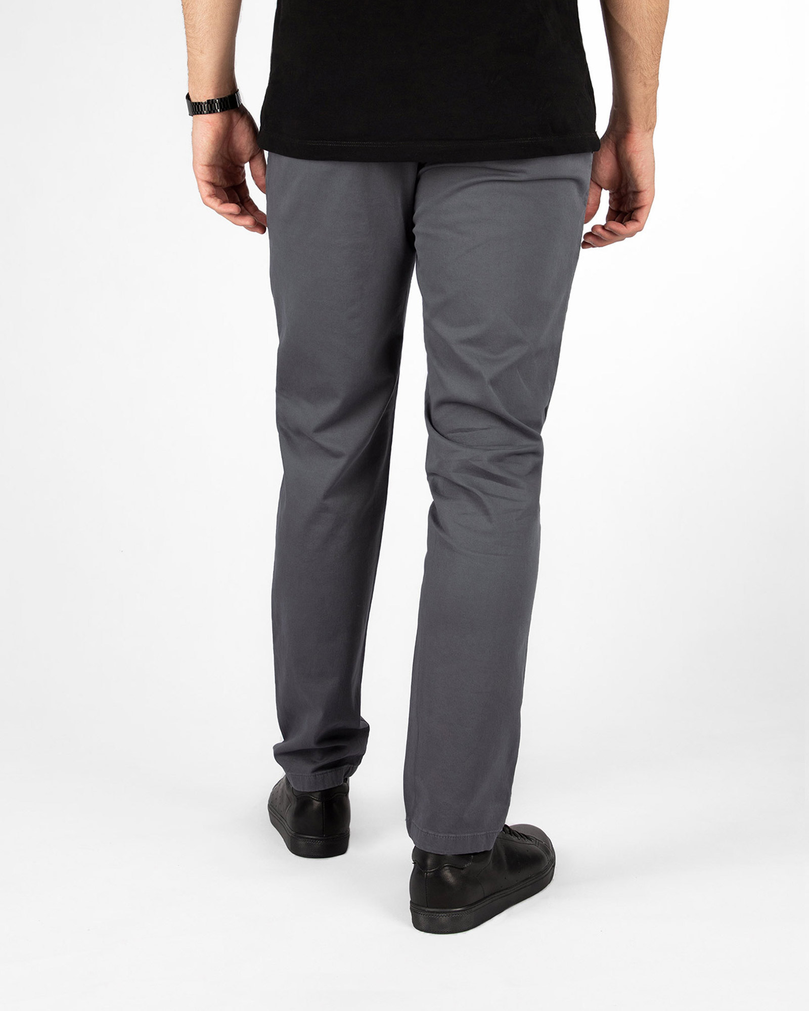 شلوار کتان مردانه VK00210- دودی (3)