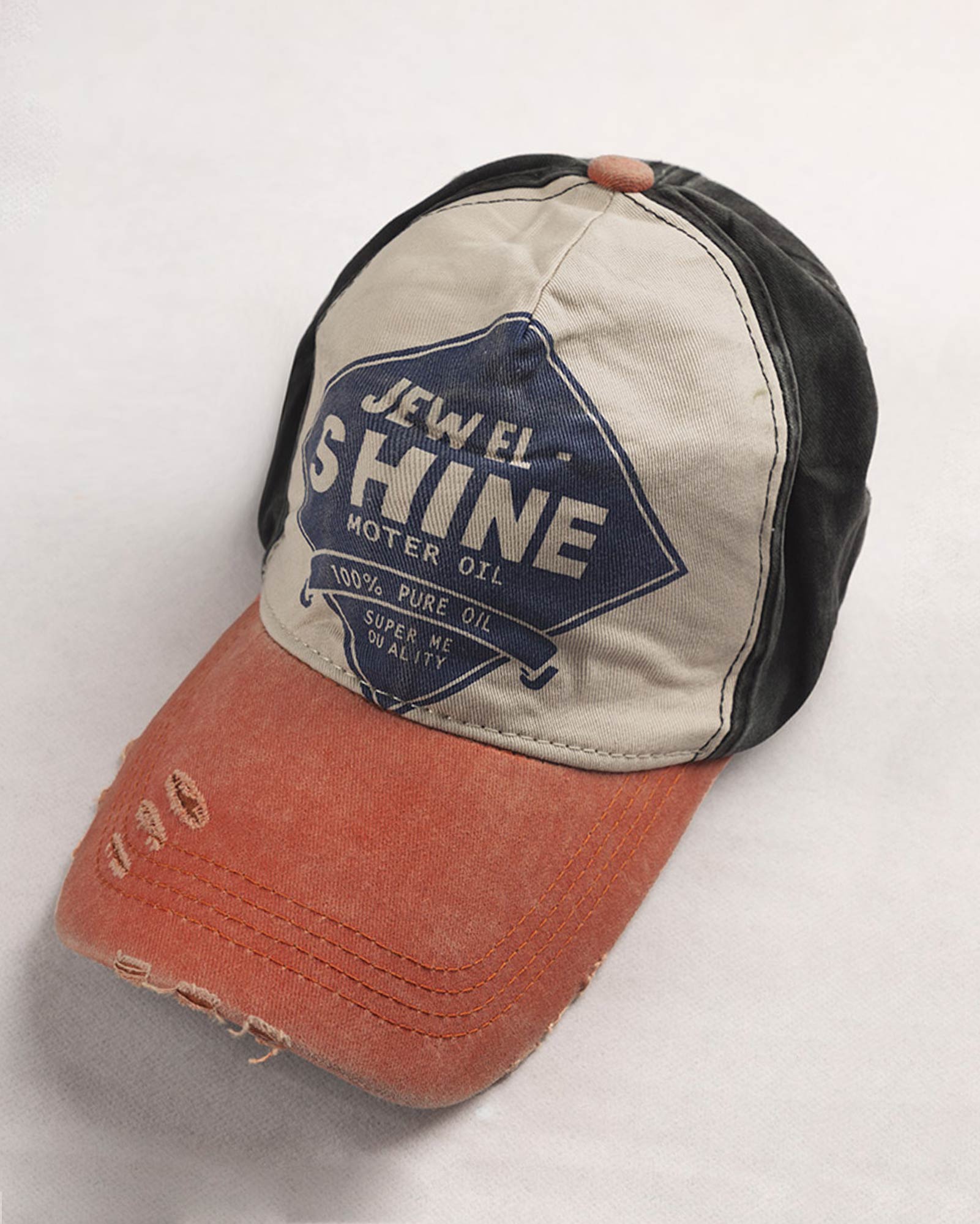 کلاه کپ مردانه K158-T1 - نارنجی