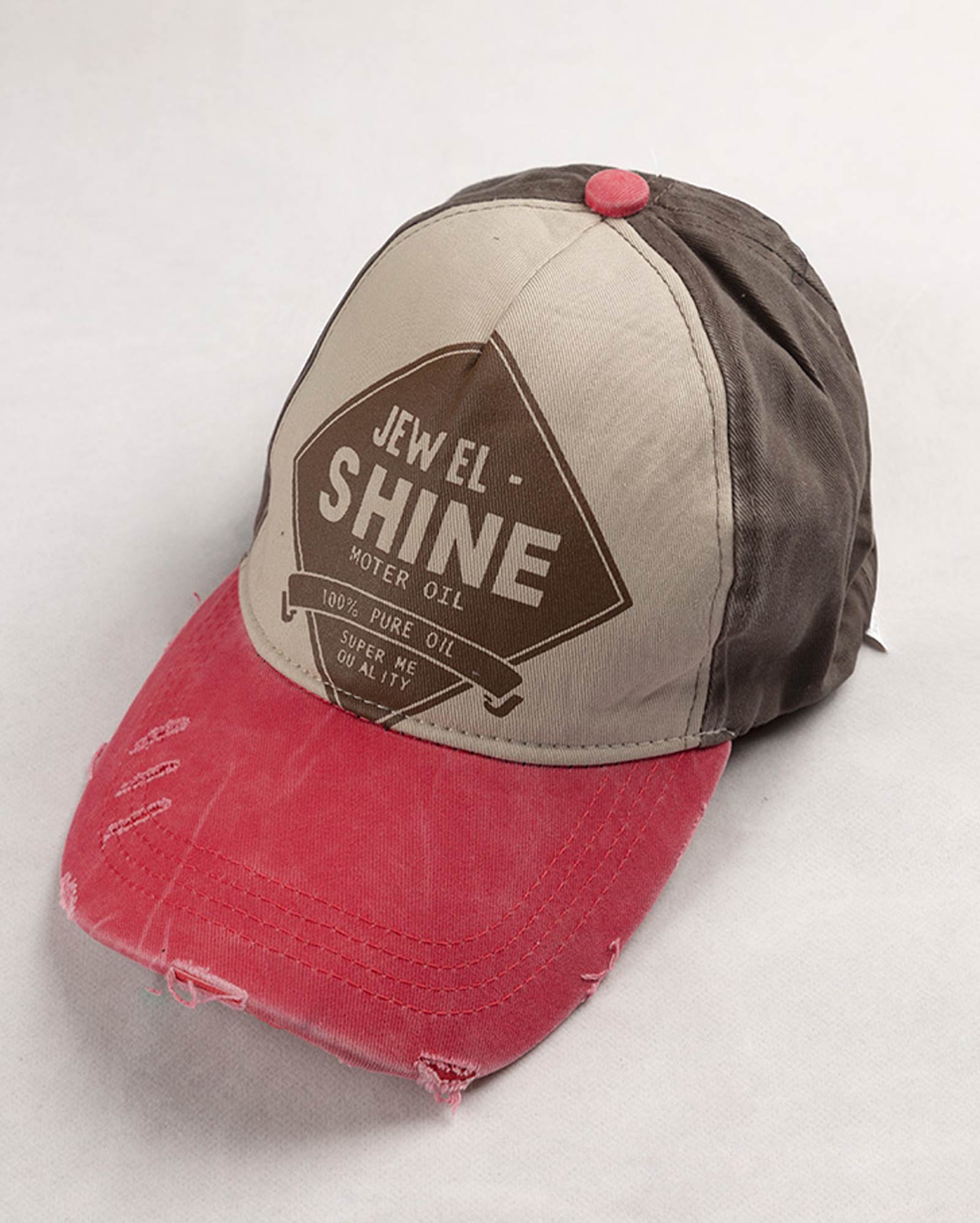 کلاه کپ مردانه K158-T1 - ارغوانی روشن