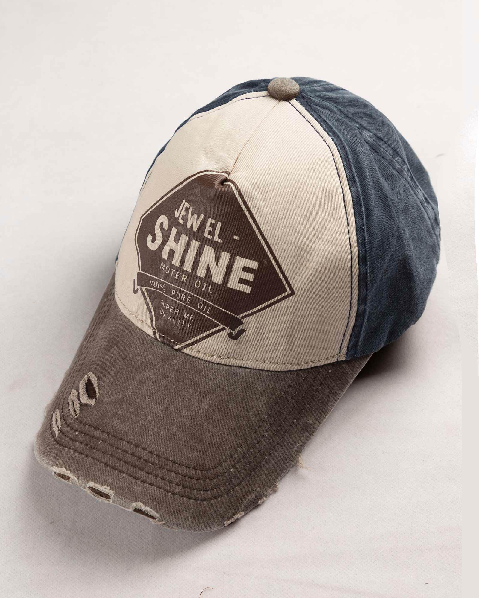 کلاه کپ مردانه K158-T1 - قهوه‌ای تیره