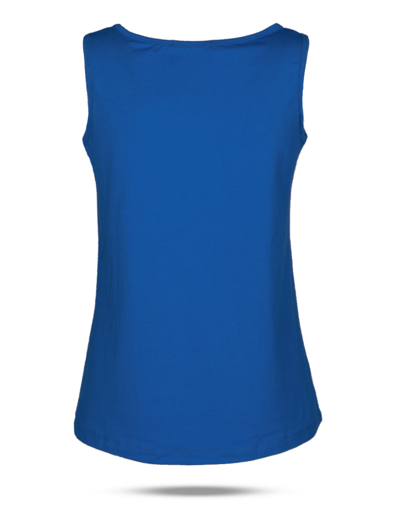 تاپ نخی زنانه 1358- آبی کاربنی (2)