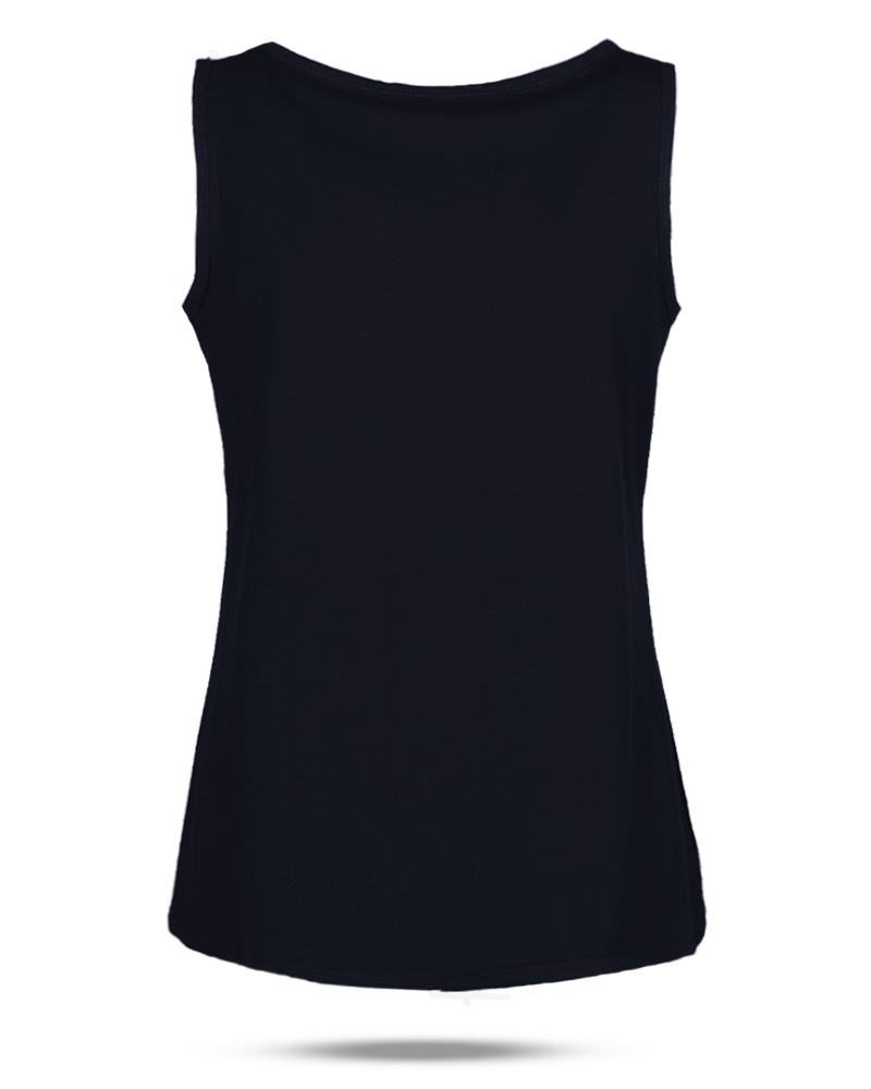 تاپ نخی زنانه 1358- سرمه ای تیره (2)