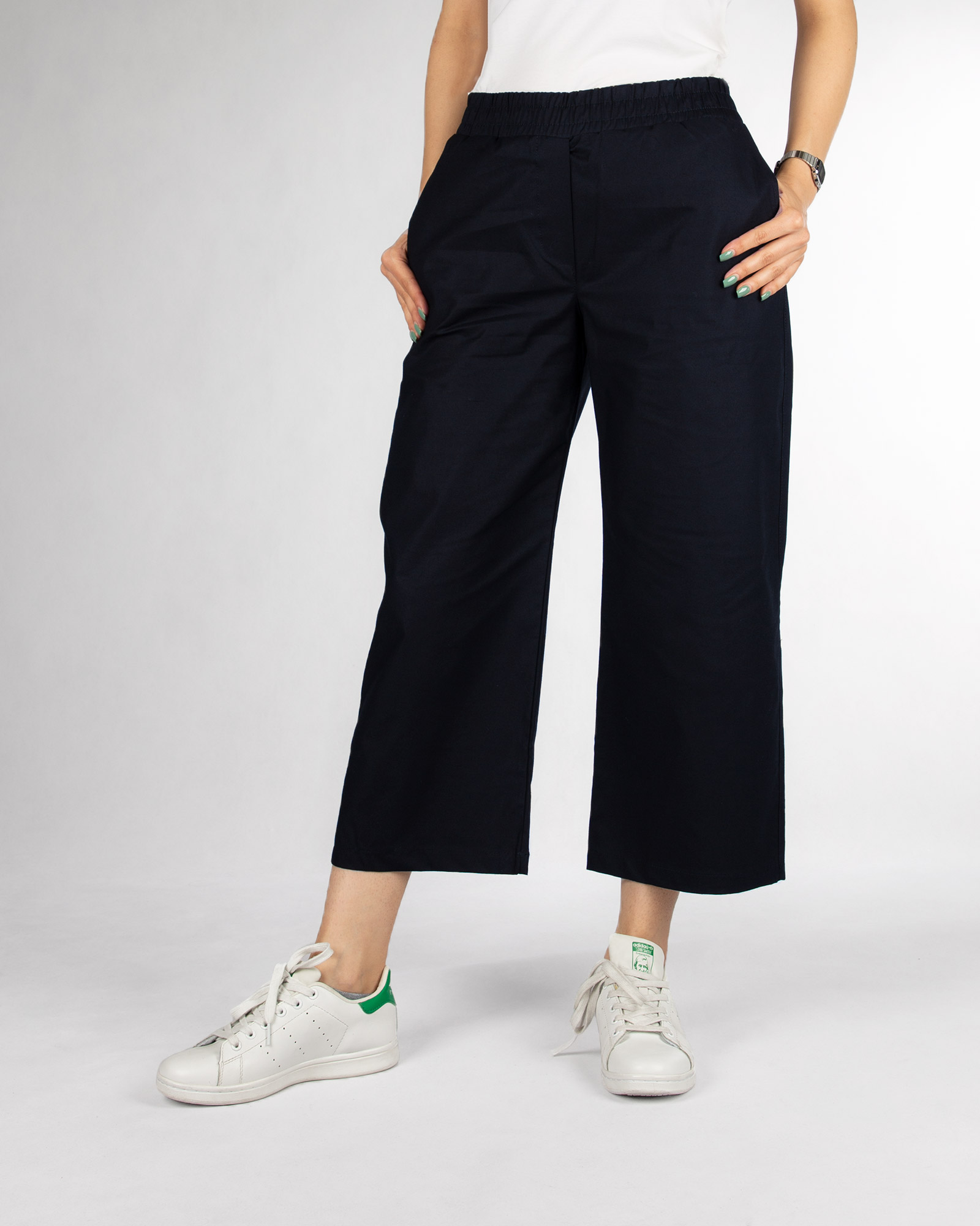 شلوار بگ زنانه 1354 - سرمه‌ای تیره