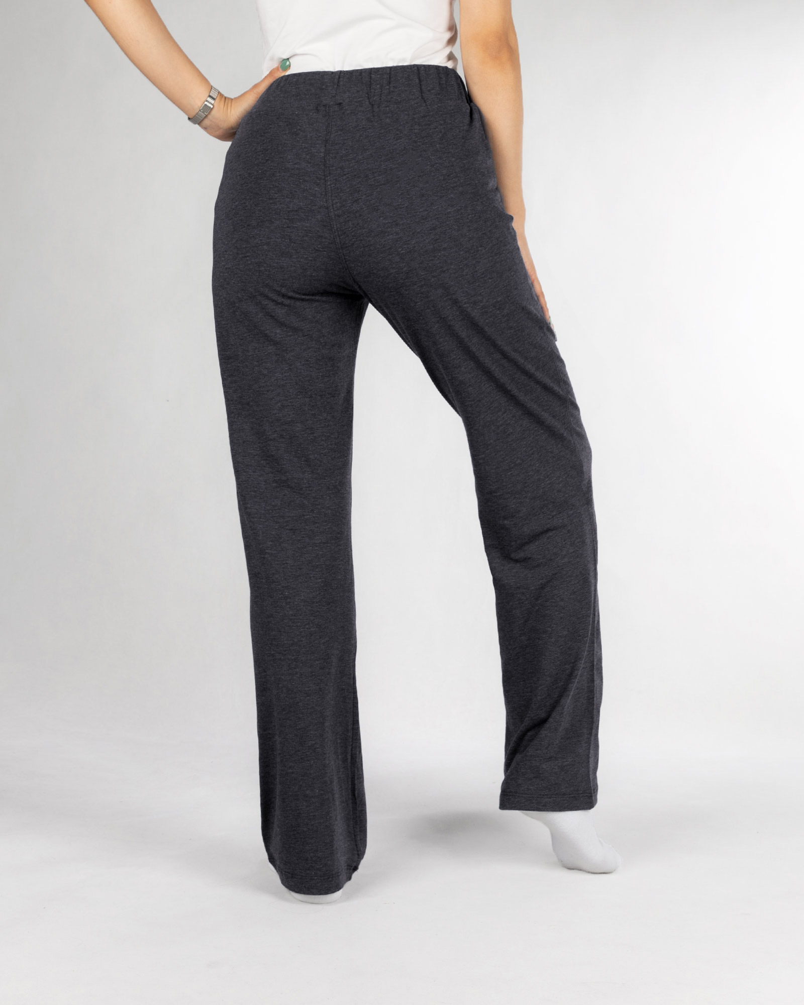 شلوار راحتی زنانه 1373- دودی (2)