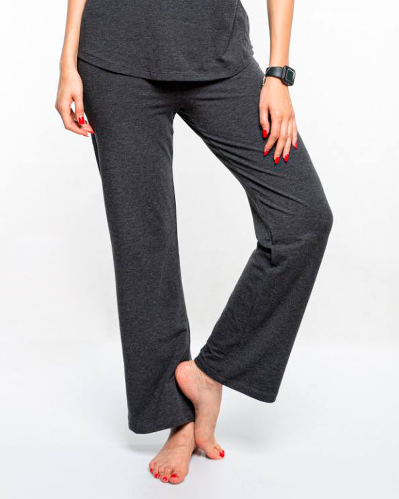 شلوار راحتی زنانه 1373- دودی (6)