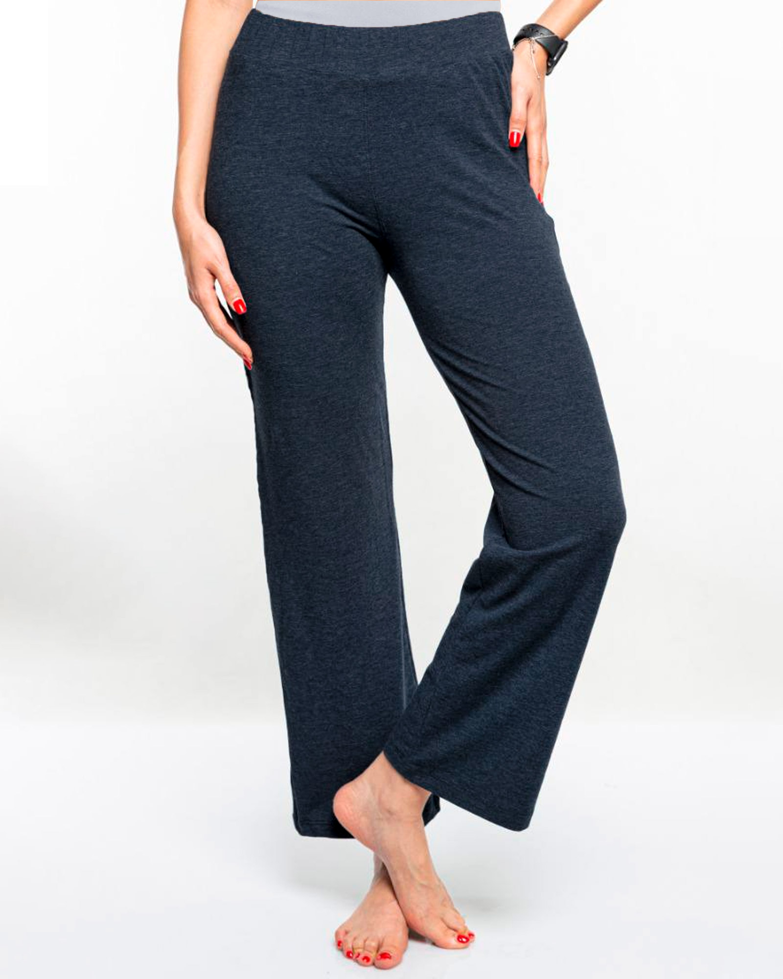 شلوار راحتی زنانه 1373- سرمه ای (7)