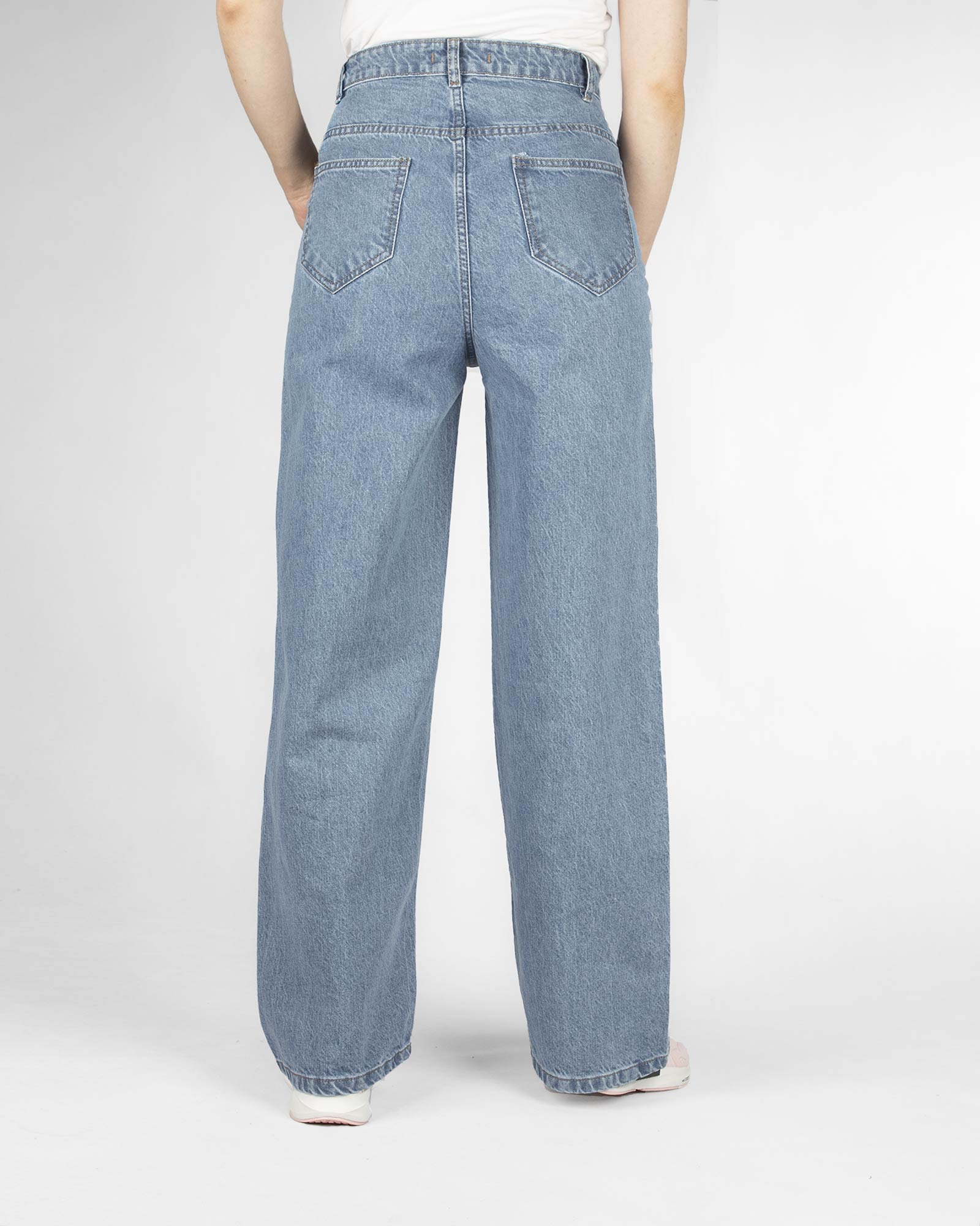 شلوار زنانه راسته 3232- آبی (3)