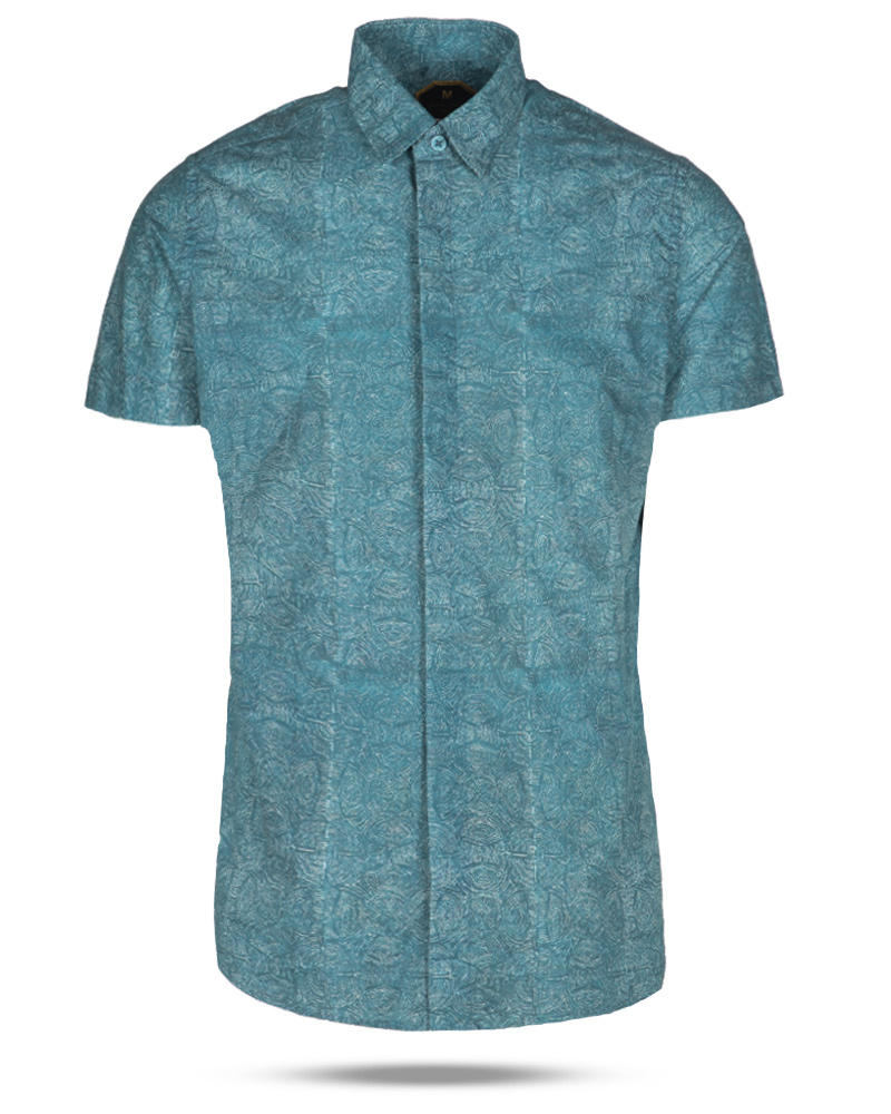 پیراهن هاوایی مردانه 4023- کله غازی (4)