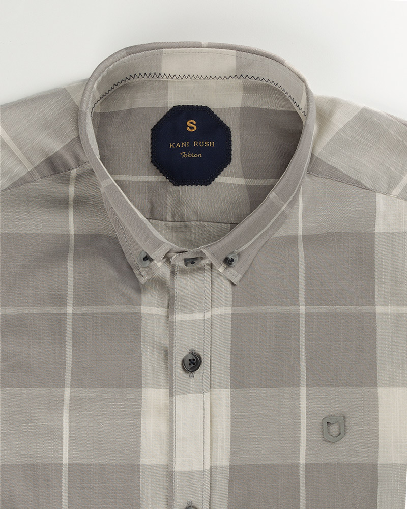 پیراهن چهارخانه مردانه 4033 (2)