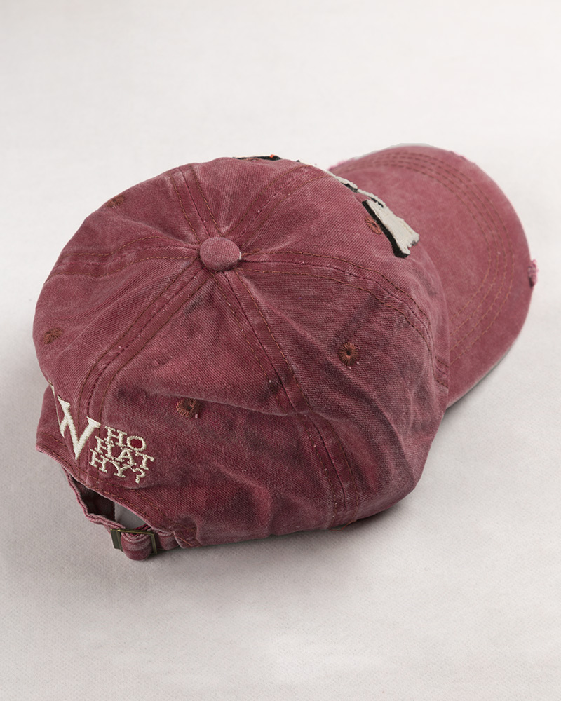 کلاه کپ مردانه K158-T2- صورتی تیره (3)