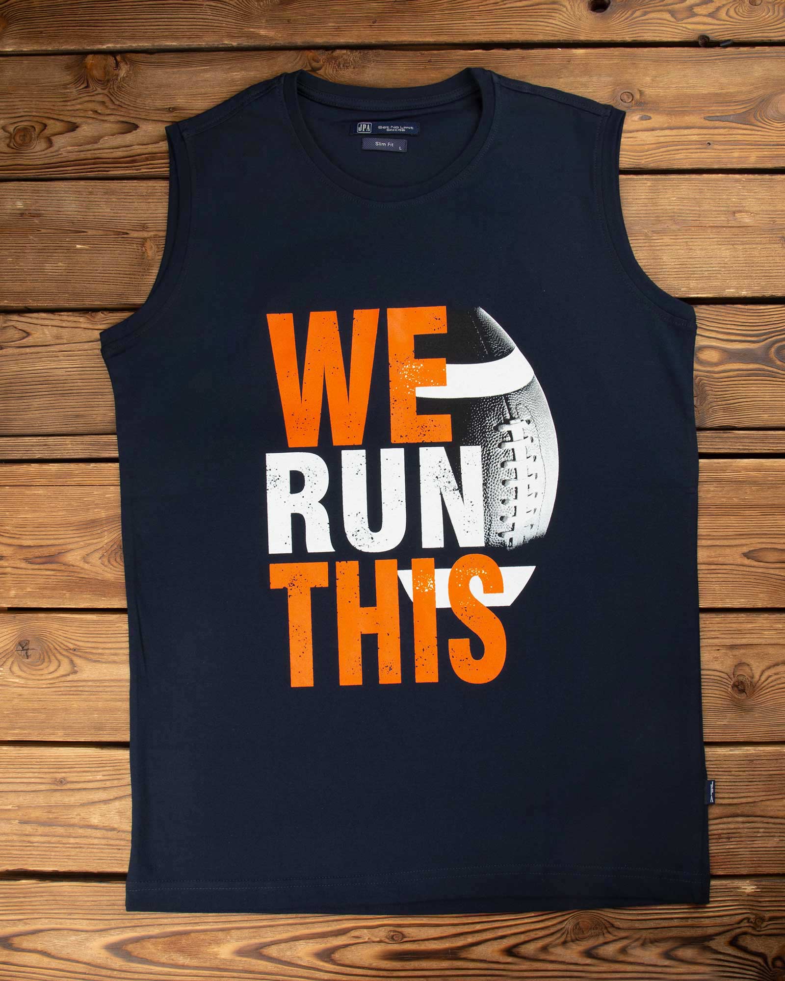 تاپ طرح دار مردانه 9248- سرمه ای تیره (1)