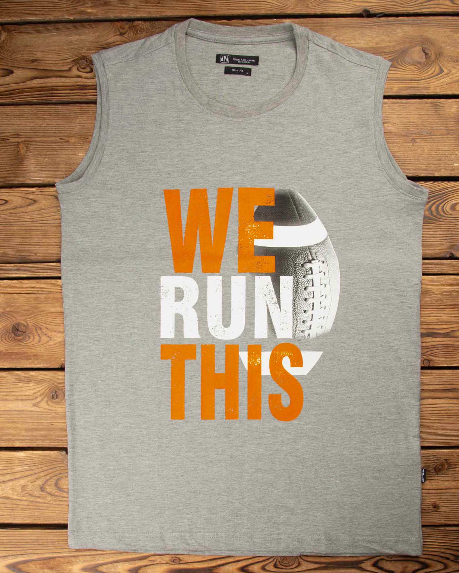 تاپ طرح دار مردانه 9248- ملانژ (1)