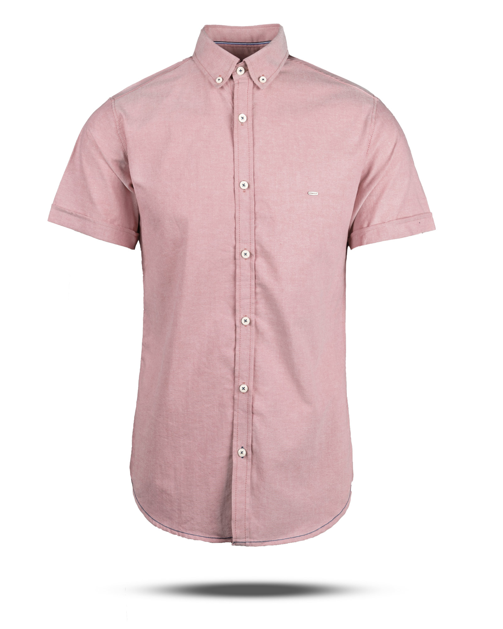پیراهن آستین کوتاه مردانه 11041-T3 - صورتی کثیف