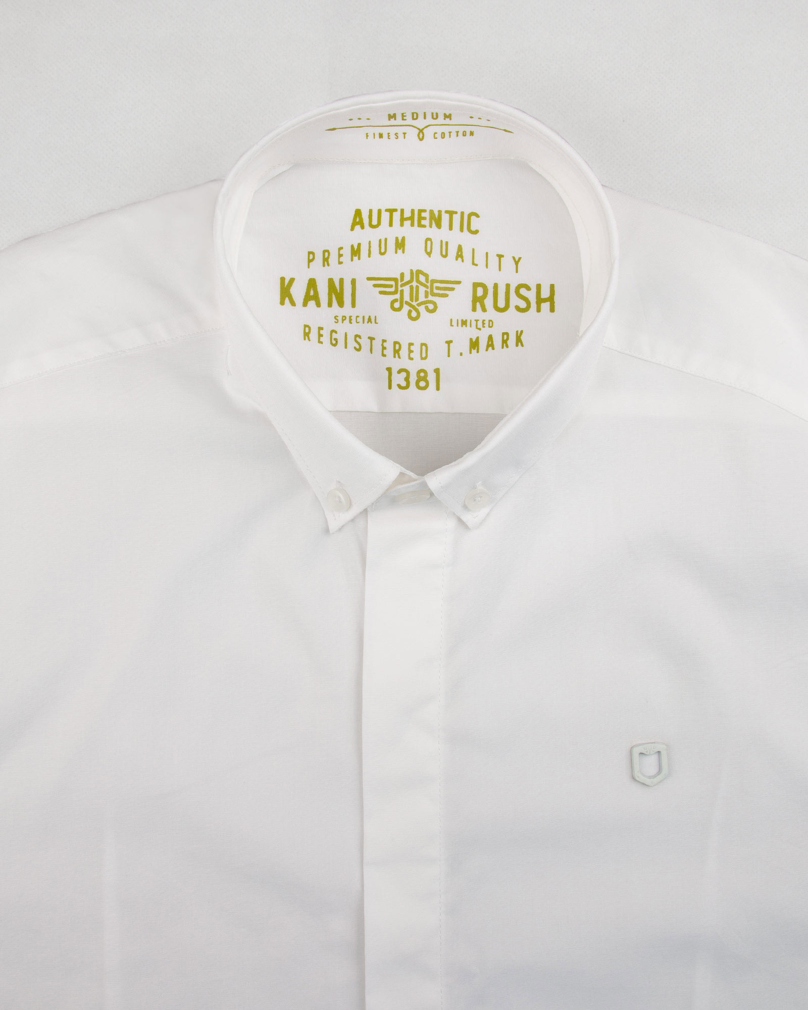 پیراهن آستین کوتاه مردانه 4032- سفید (2)