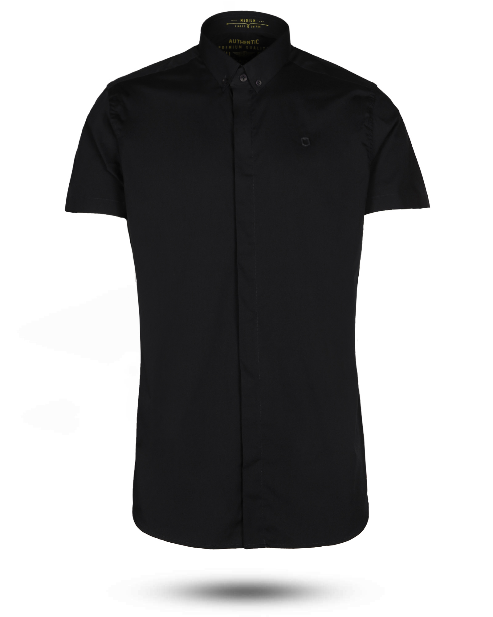 پیراهن آستین کوتاه مردانه 4032- مشکی (1)