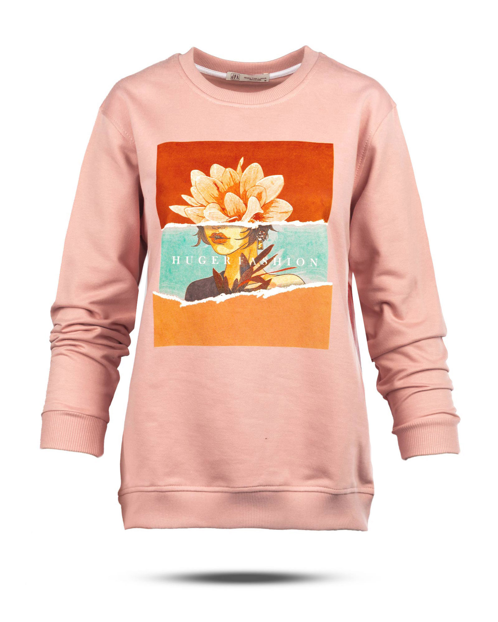 بلوز دورس زنانه 0139- صورتی کثیف (1)