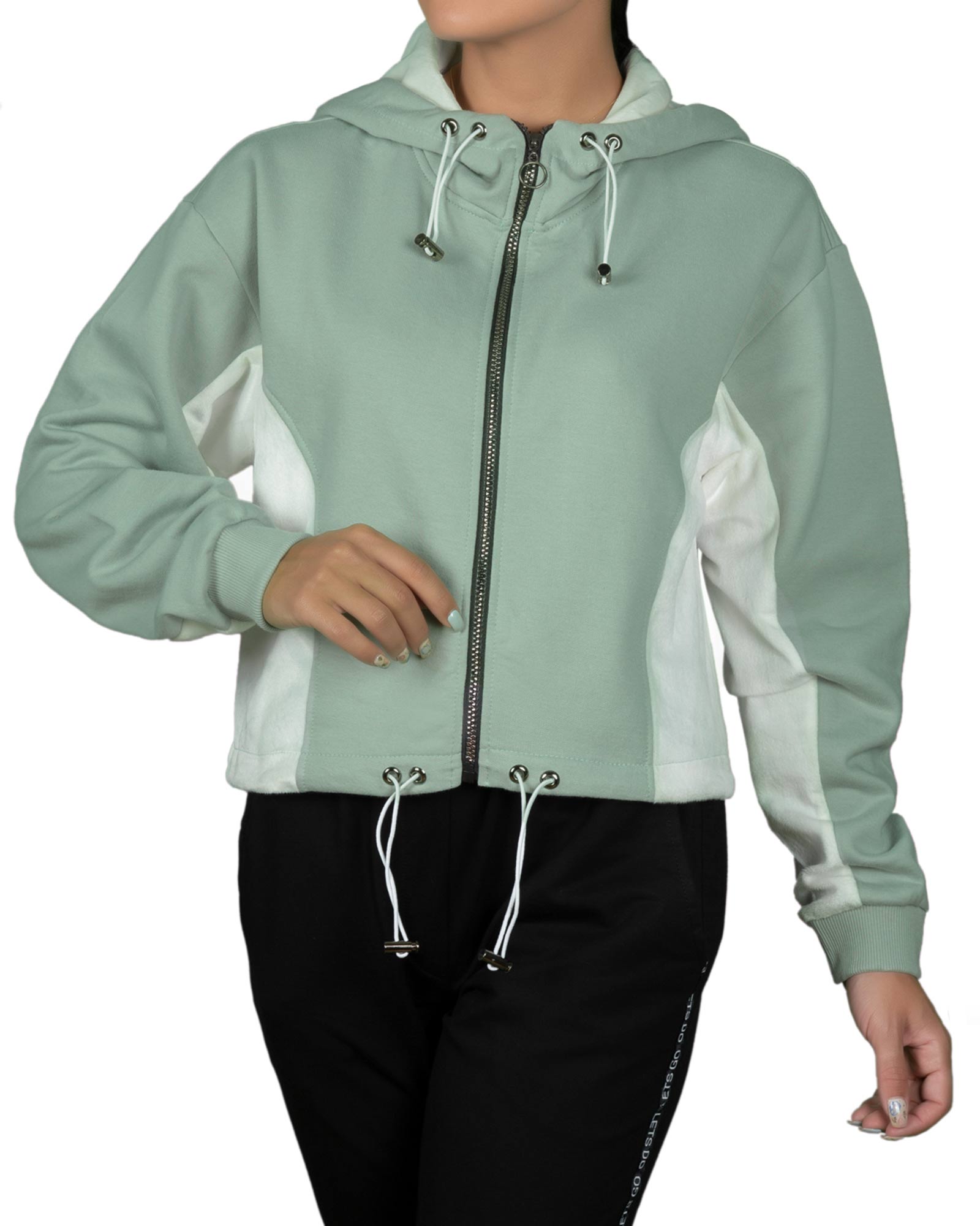 سویشرت زنانه 89129- سبز زمردی (6)