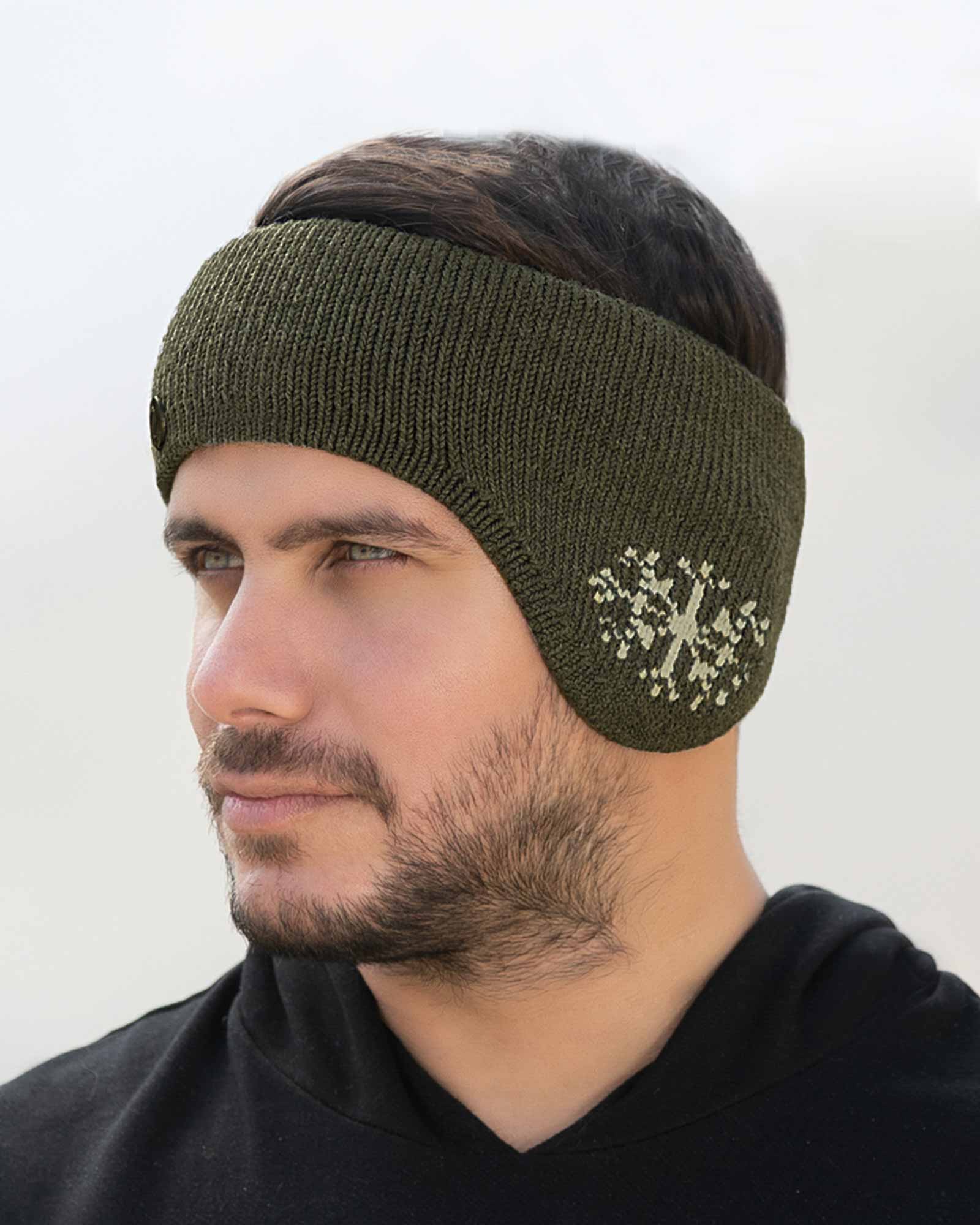 هدبند بافت 34017 - سبز ارتشى