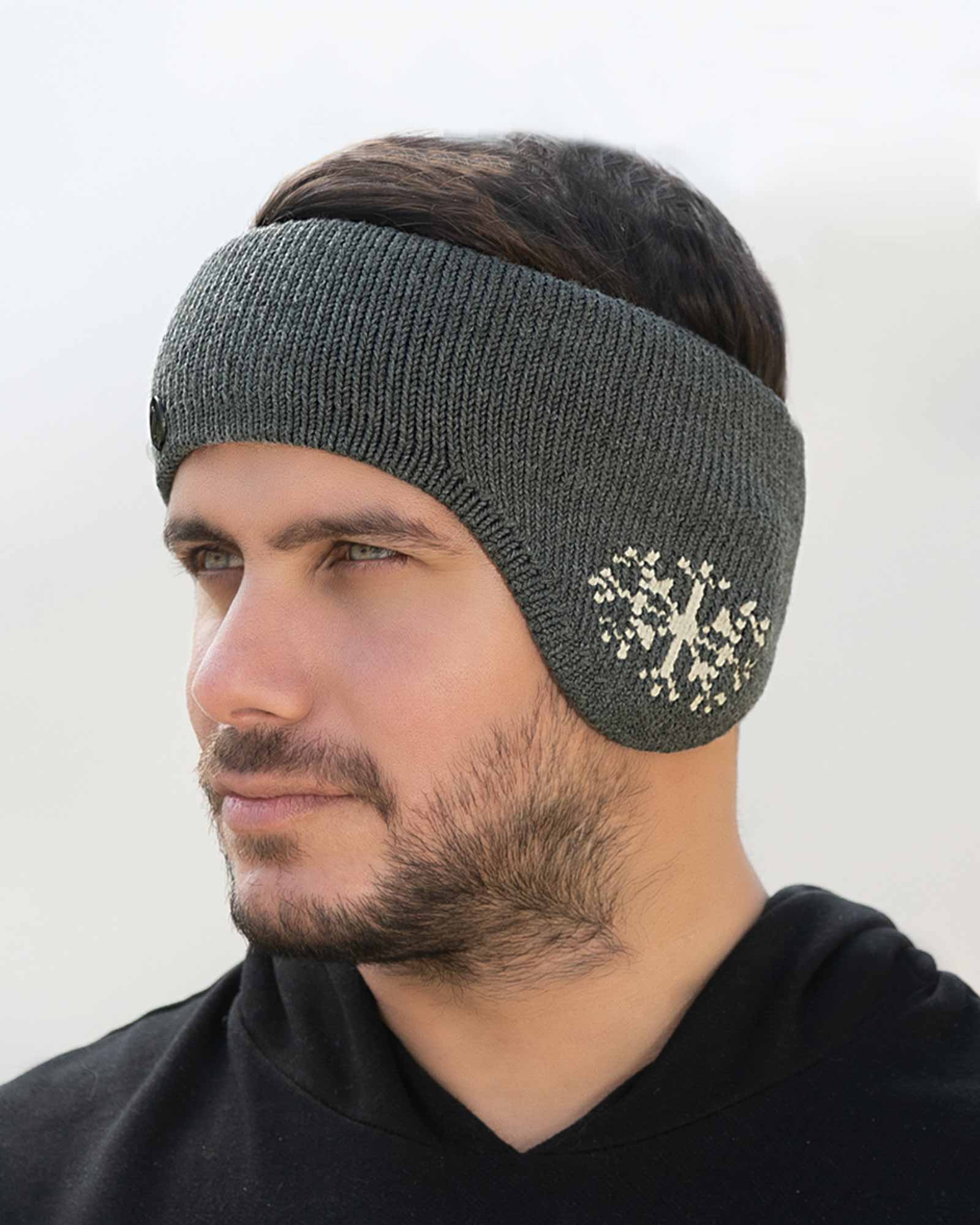 هدبند بافت 34017 - طوسی