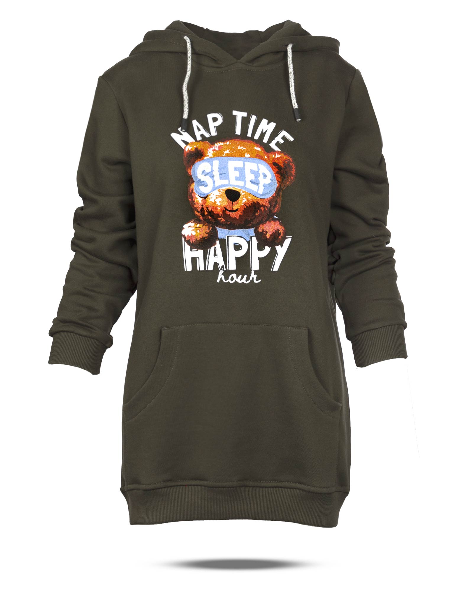 هودی دورس زنانه 0037- یشمی پر رنگ (1)