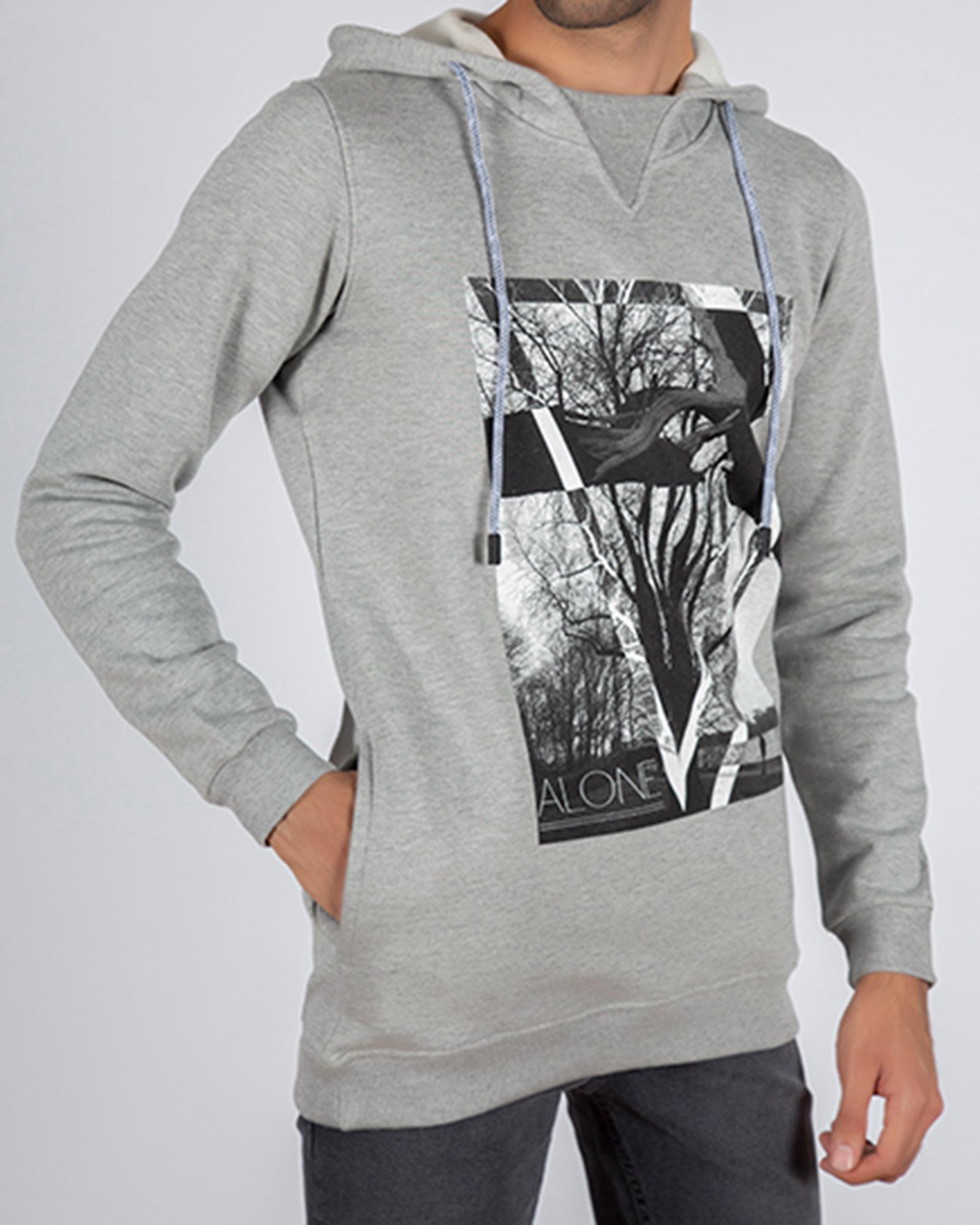 هودی دورس مردانه 0068 - ملانژ