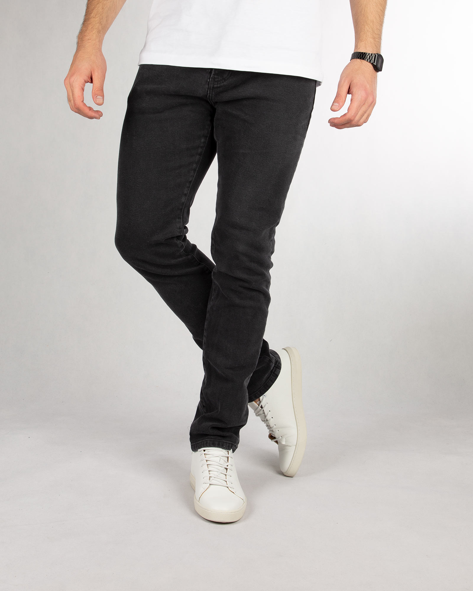 شلوار جین مردانه 1201548- دودی تیره (1)