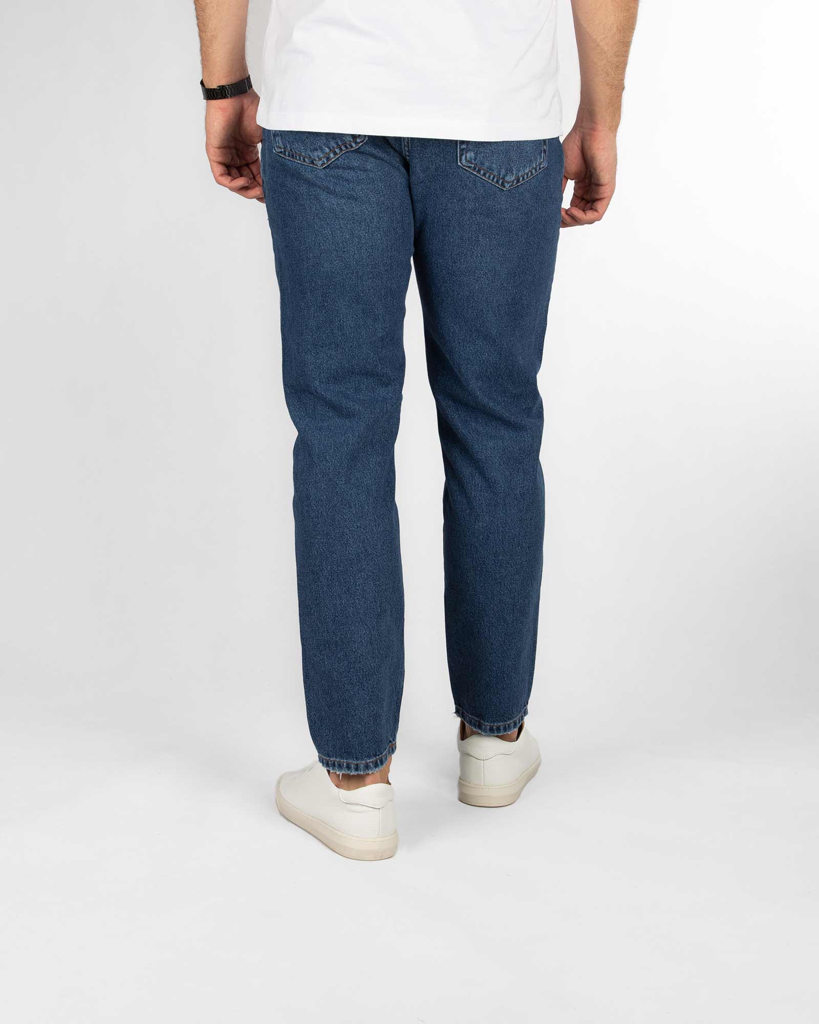 شلوار جین مردانه ms558- آبی تیره (3)