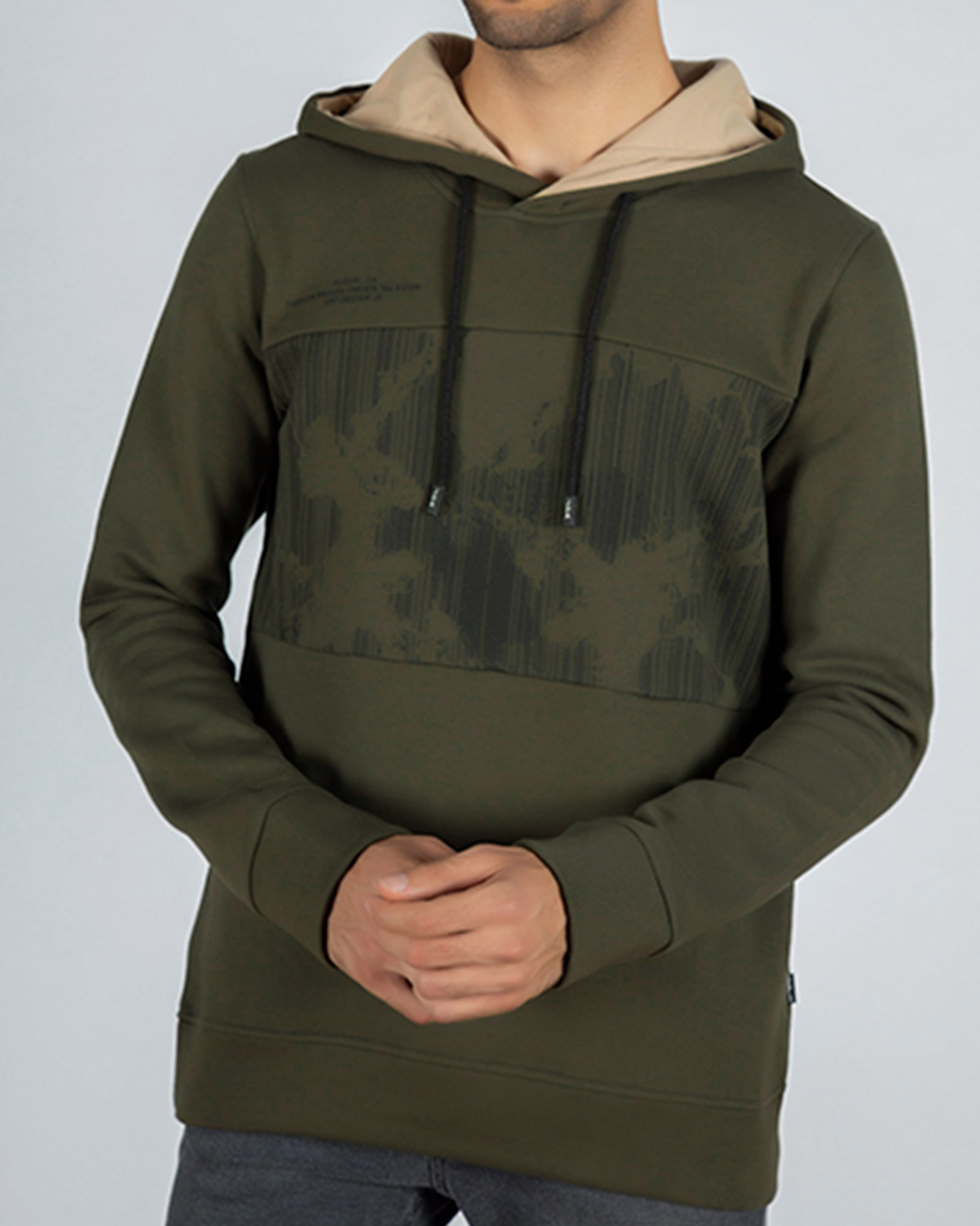 هودی مردانه 0089 - زیتونى