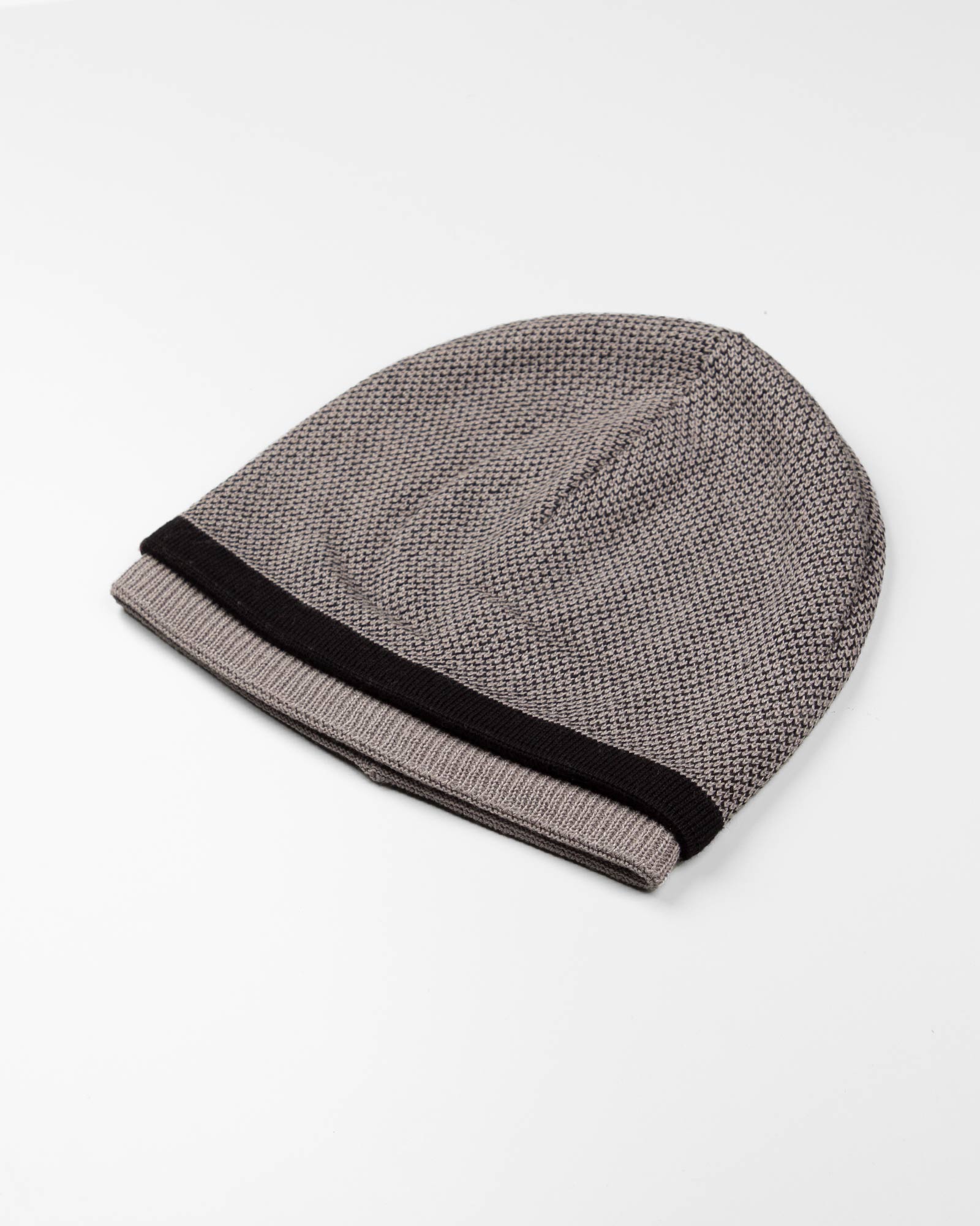 کلاه بافت زمستانی 7161 - طوسی کمرنگ