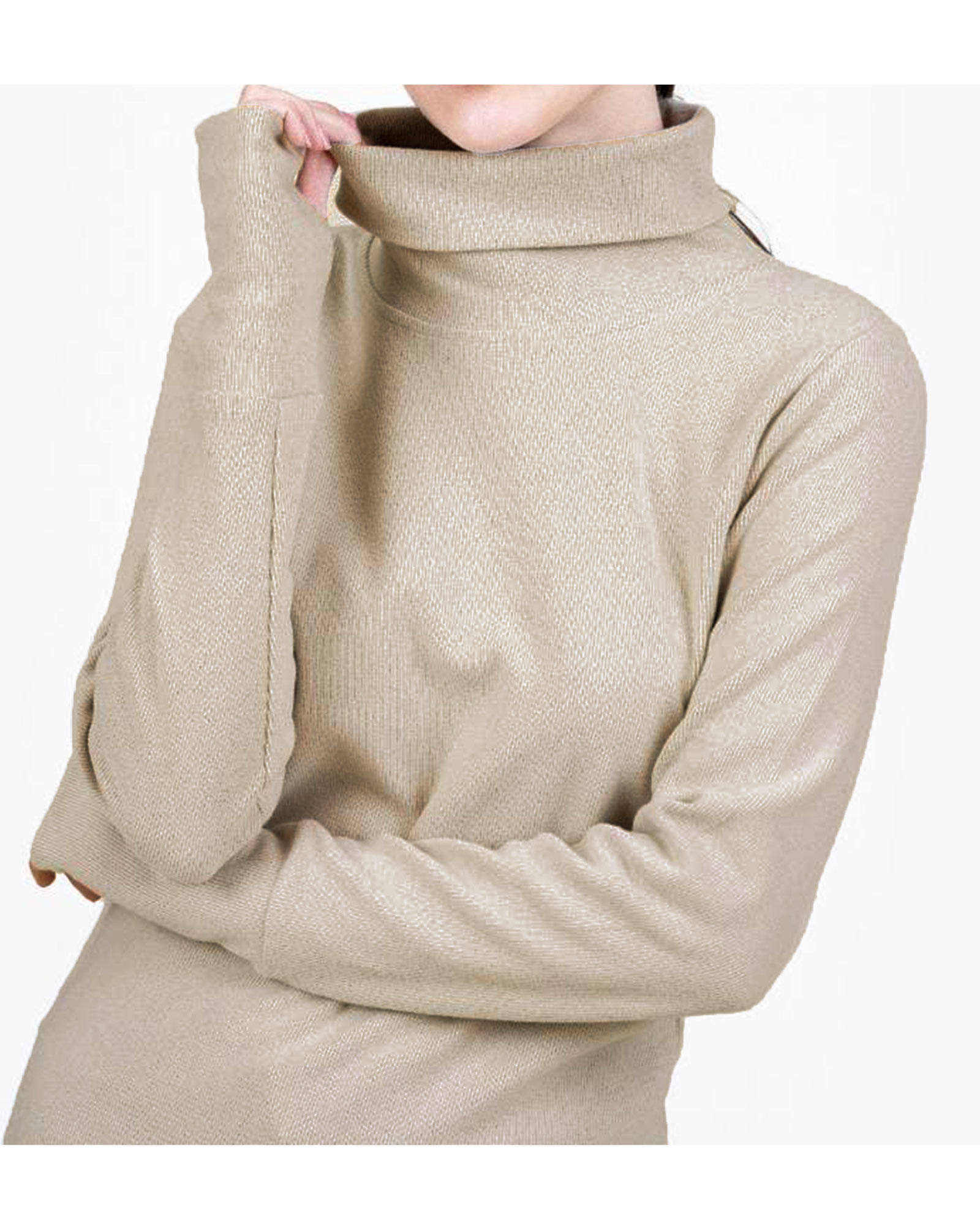 بلوز بلند زنانه 1454 - کرمى