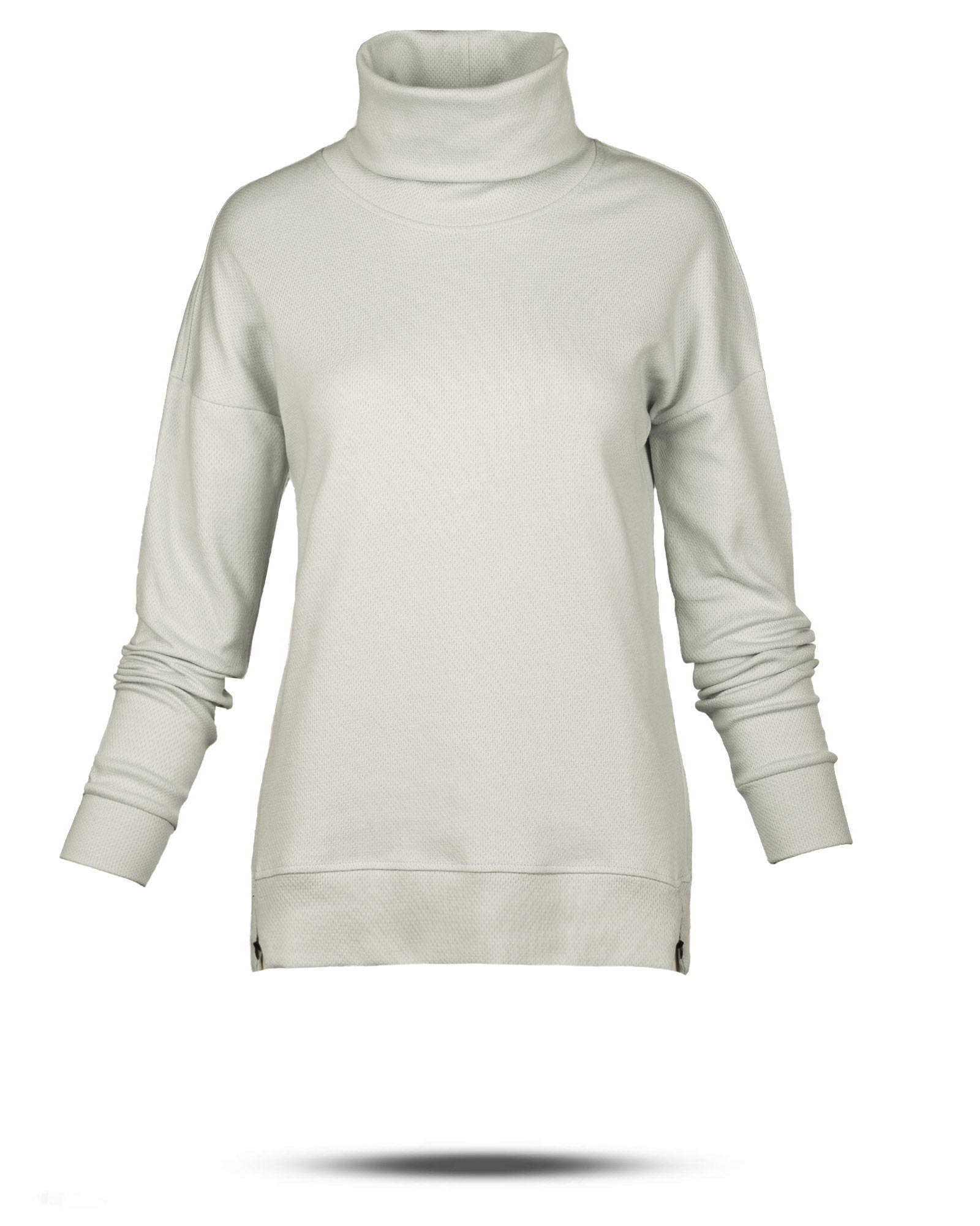 بلوز یقه اسکی زنانه 0190 - ملانژ