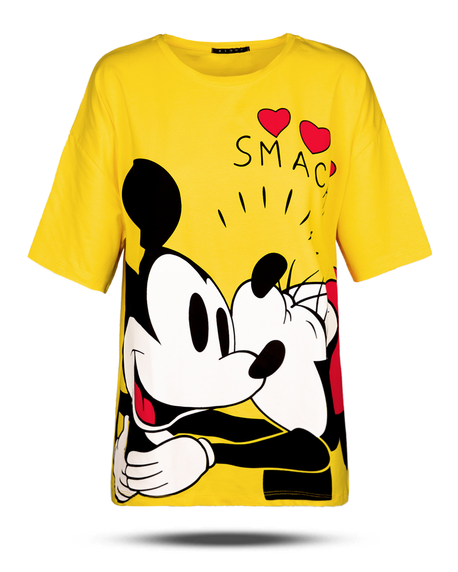 تیشرت دخترانه اسپرت 1368 - زرد