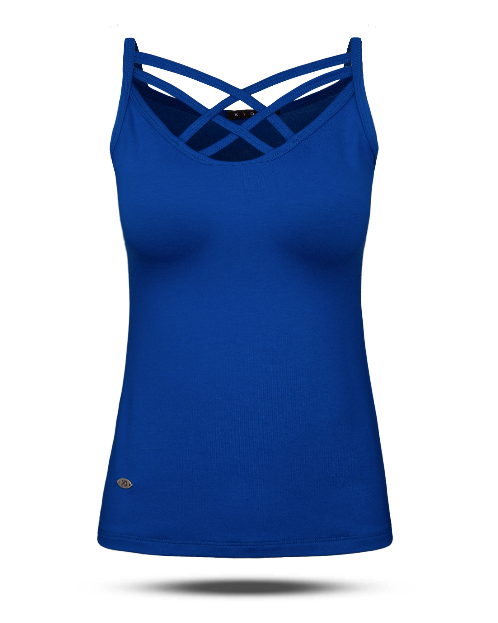 تاپ نخی زنانه 1458 - آبی