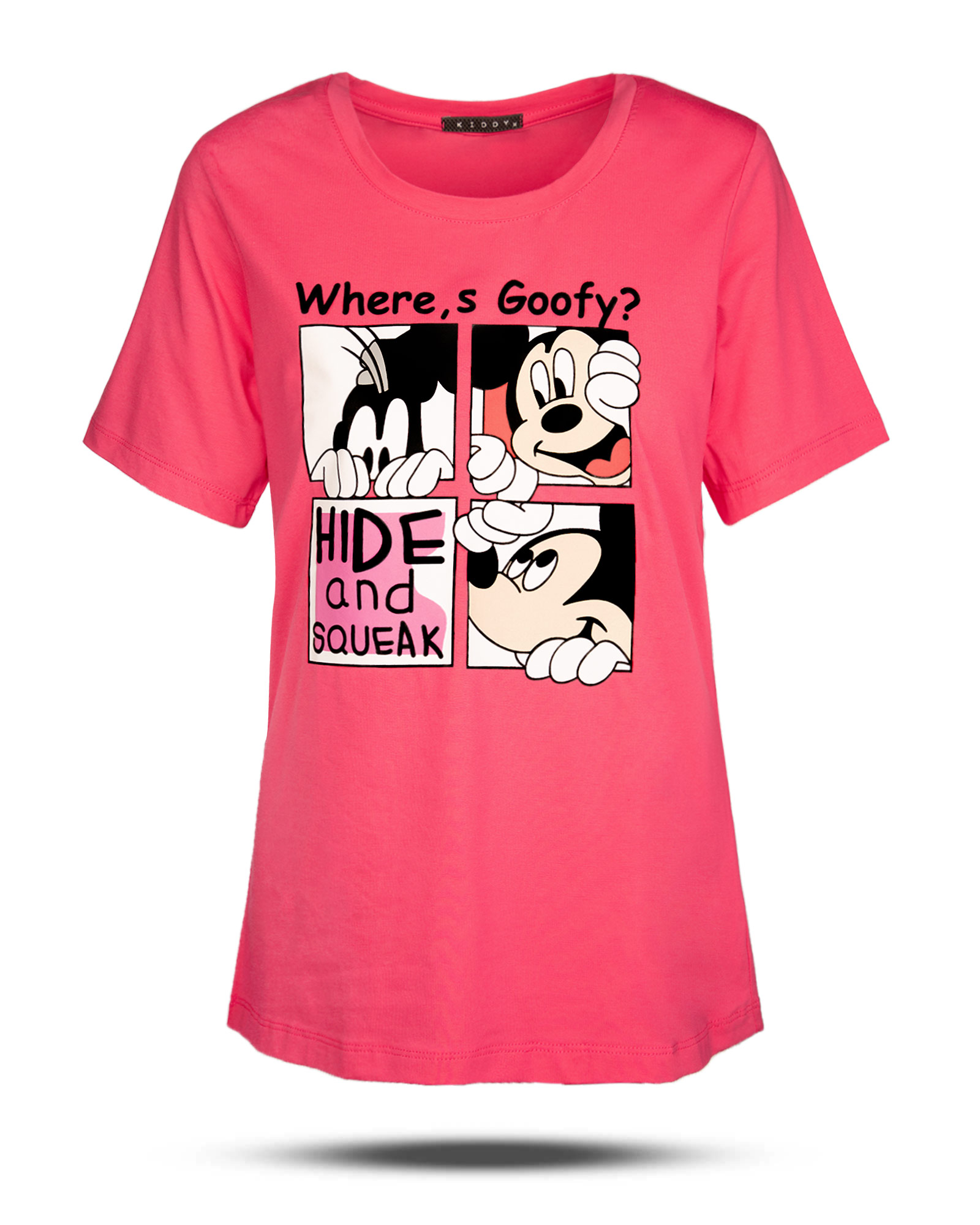 تیشرت دخترانه اسپرت 1369 - صورتی