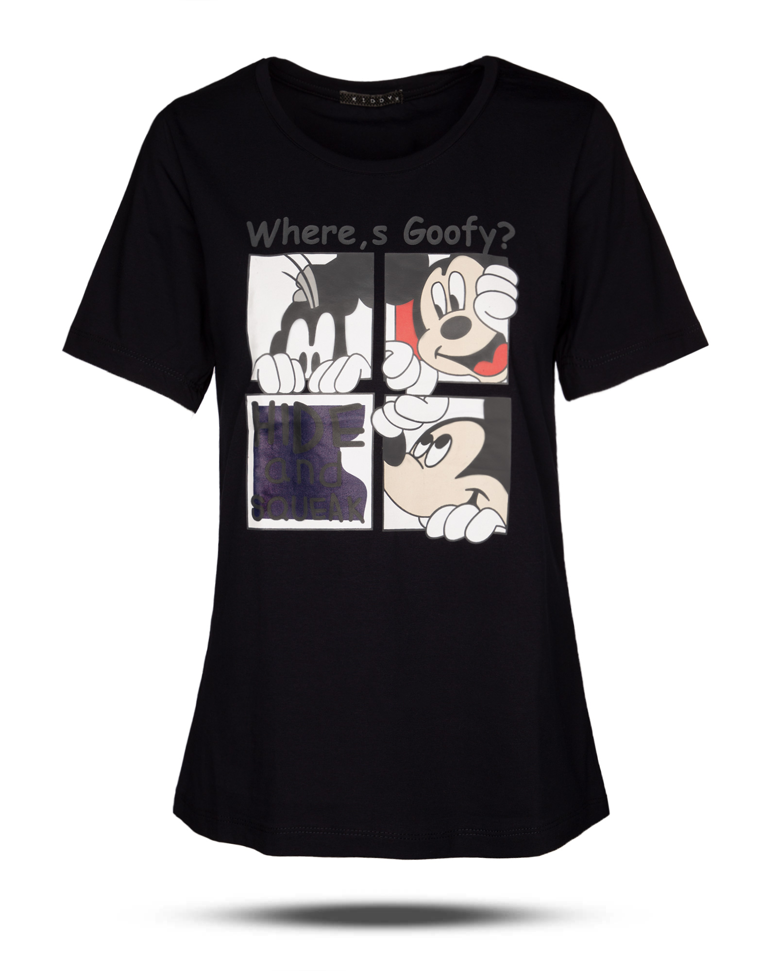 تیشرت دخترانه اسپرت 1369 - مشکی