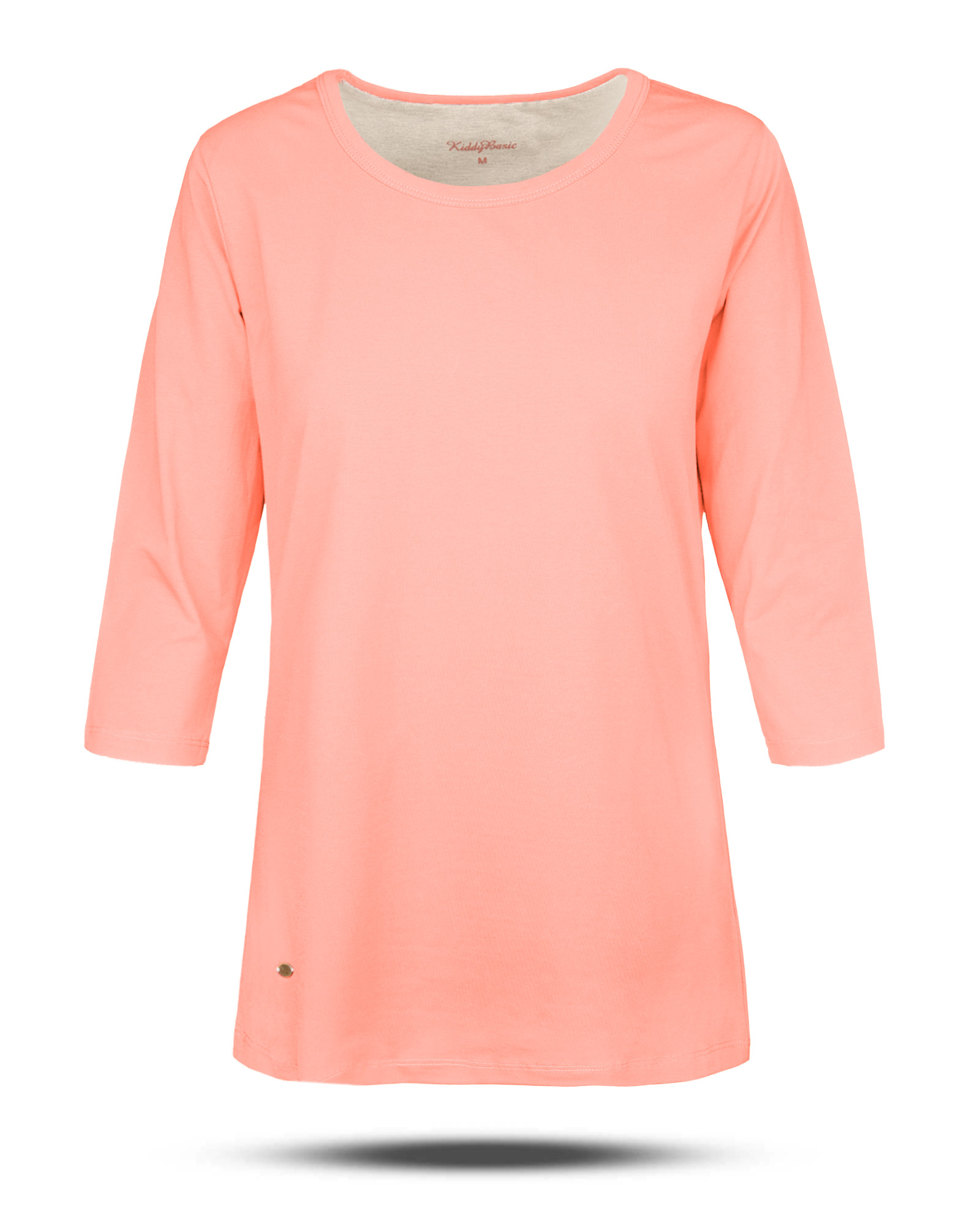 تیشرت نخی دخترانه 1267 - صورتی