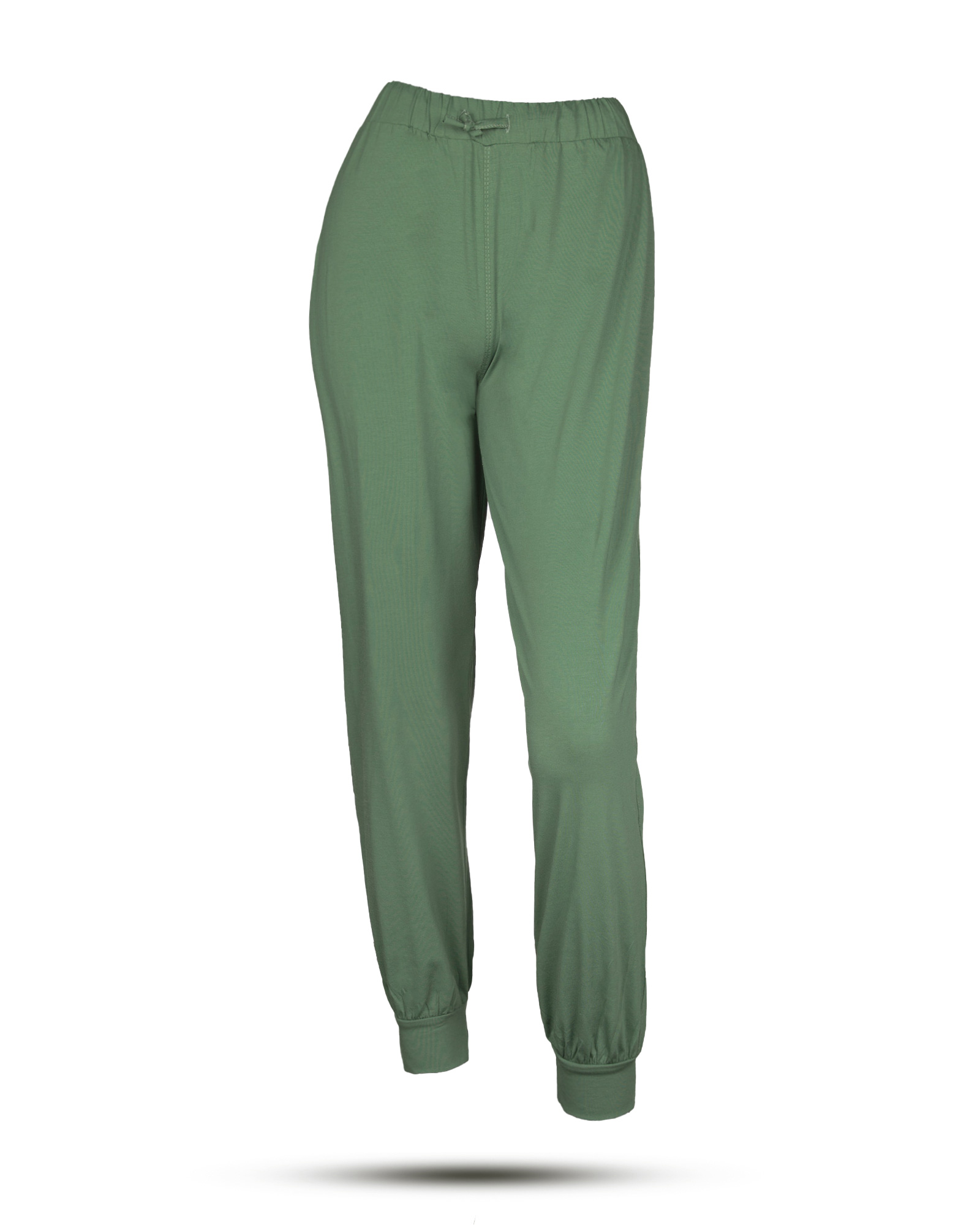 شلوار راحتی زنانه 1372 - سبز خزه‌اى