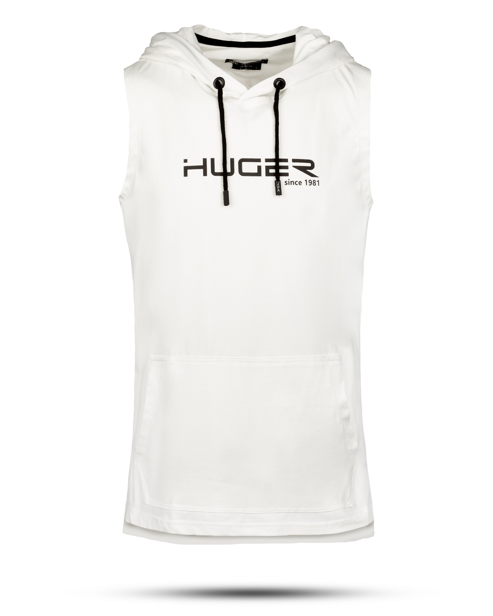 تاپ مردانه کلاه دار 9435 - سفید