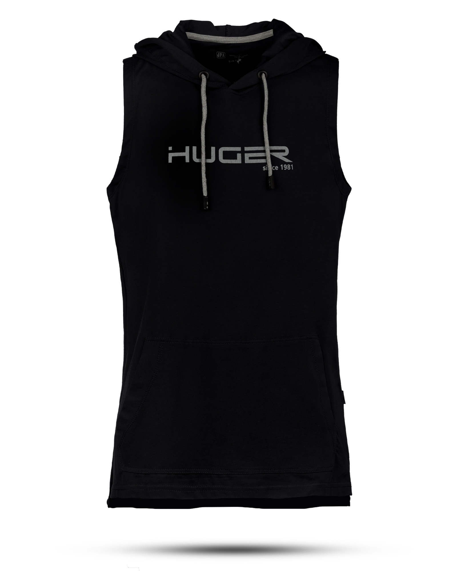 تاپ مردانه کلاه دار 9435 - مشکی