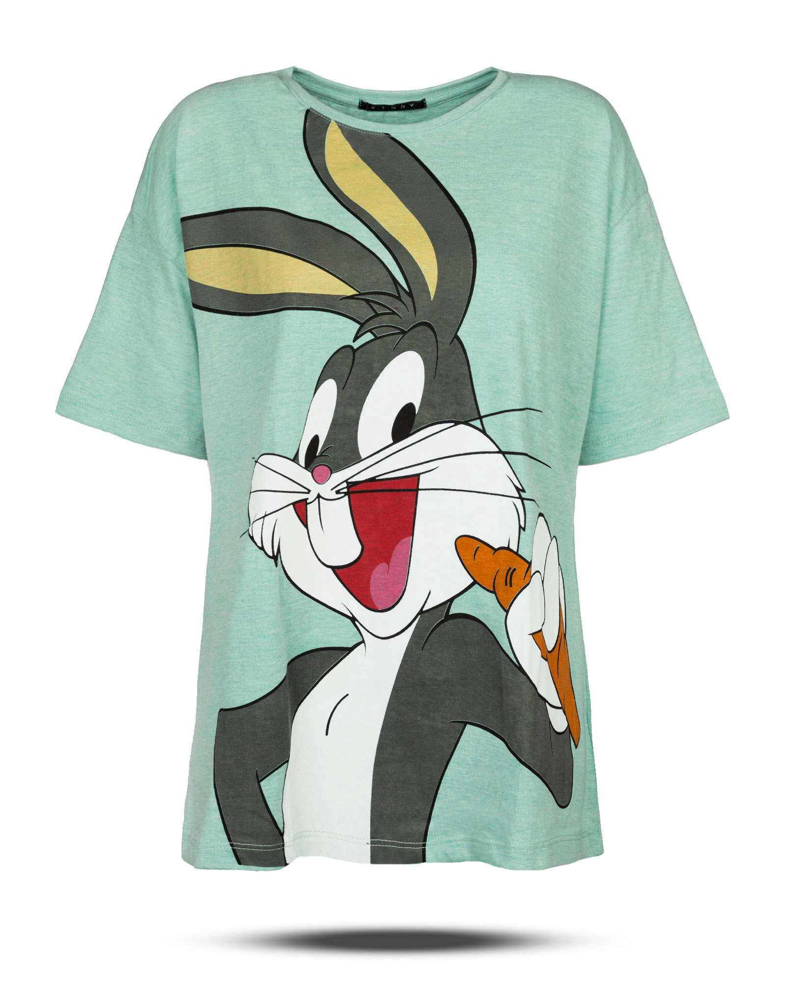 تیشرت اسپرت دخترانه 1364-t1 - سبز دریایی