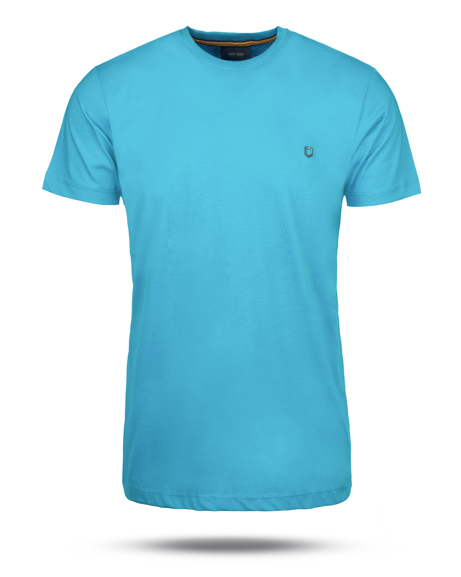 تیشرت بیسیک مردانه طیف آبی 2350new-t6 - آبی فیروزه ای