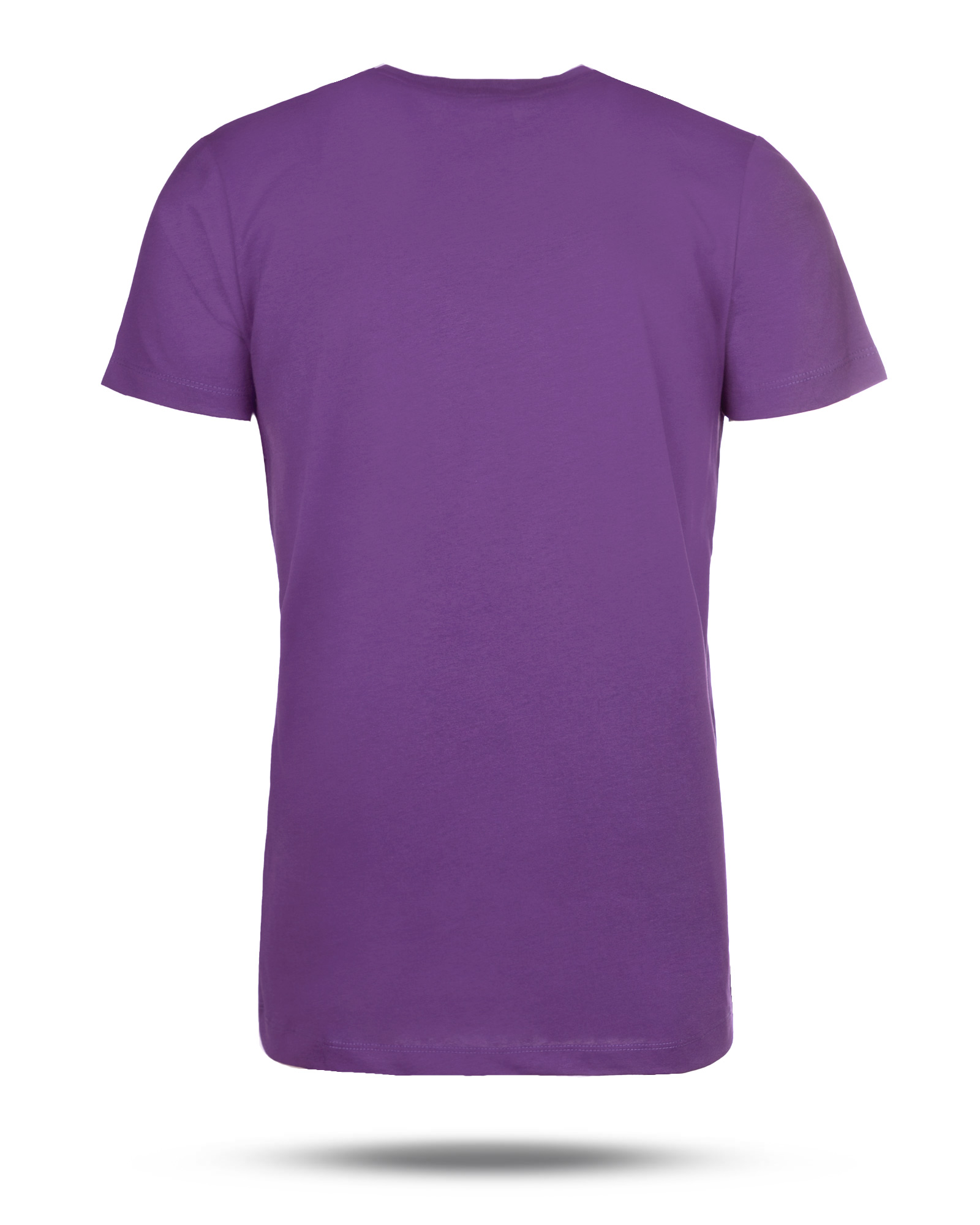 تیشرت بیسیک مردانه 2350- بنفش روشن (1)