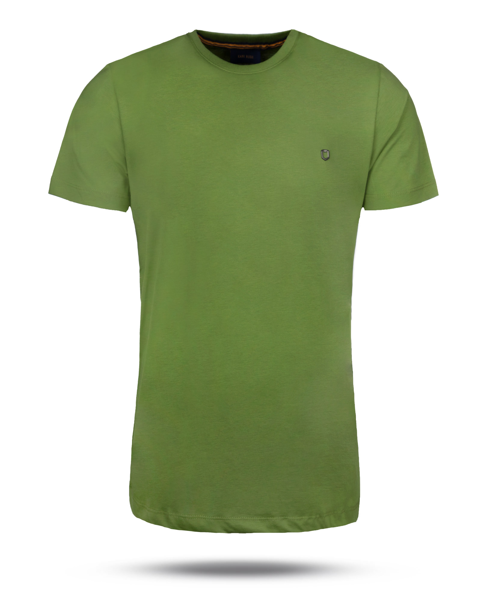 تیشرت بیسیک مردانه طیف سبز 2350new-t3 - سبز چمنی