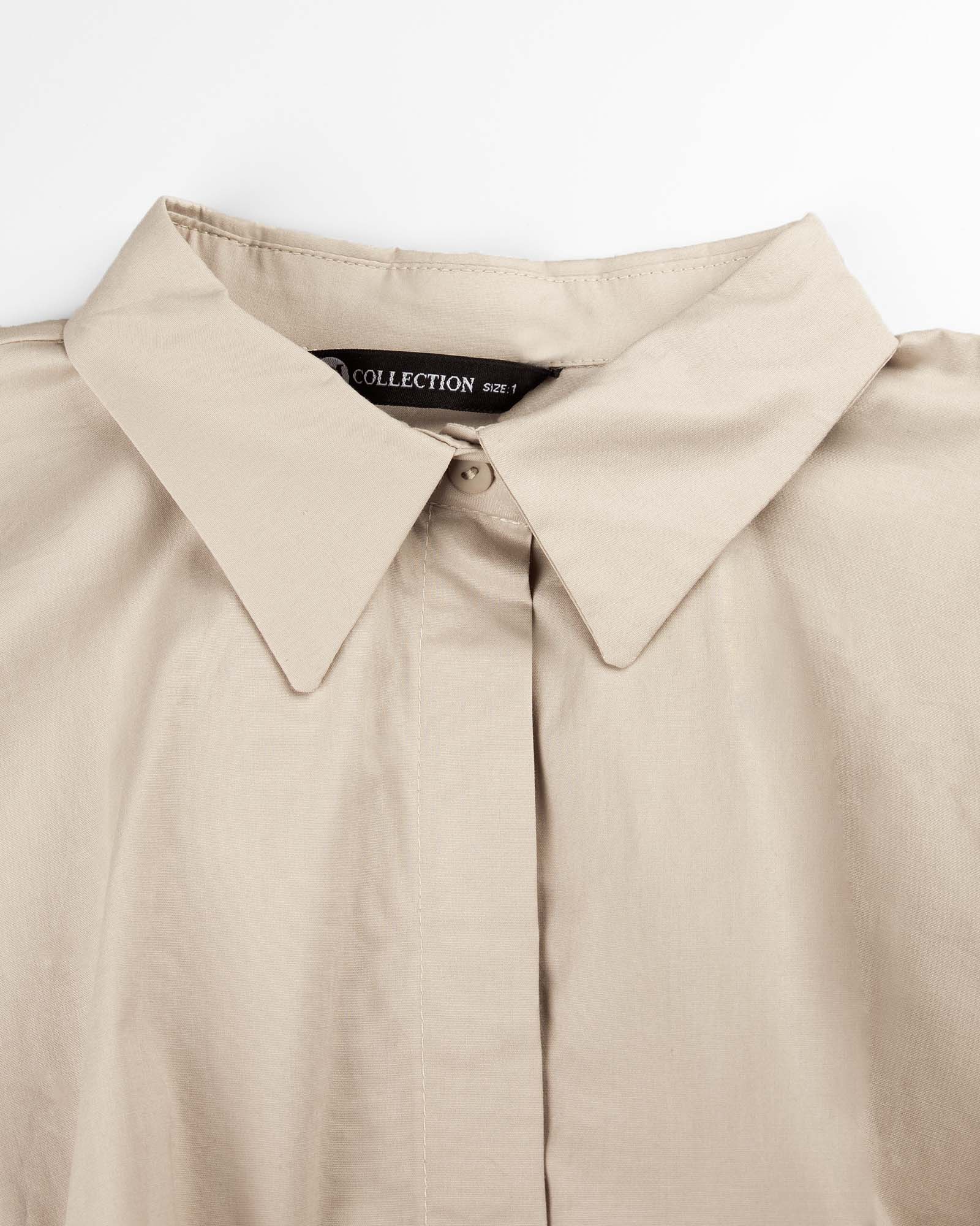 شومیز مجلسی زنانه 1147- کرمی (4)