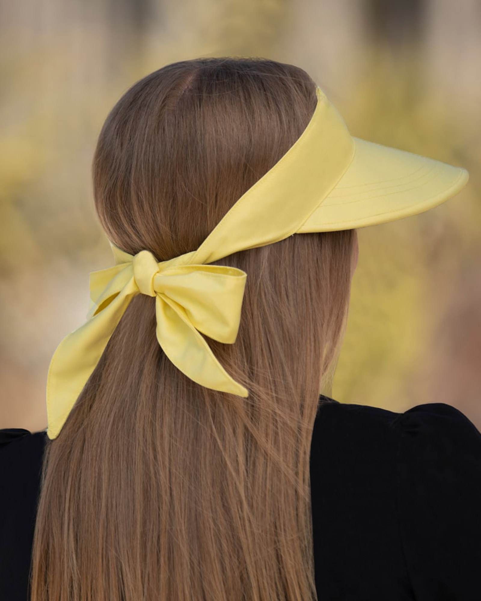 کلاه آفتابگیر دخترانه 1003- لیمویی2