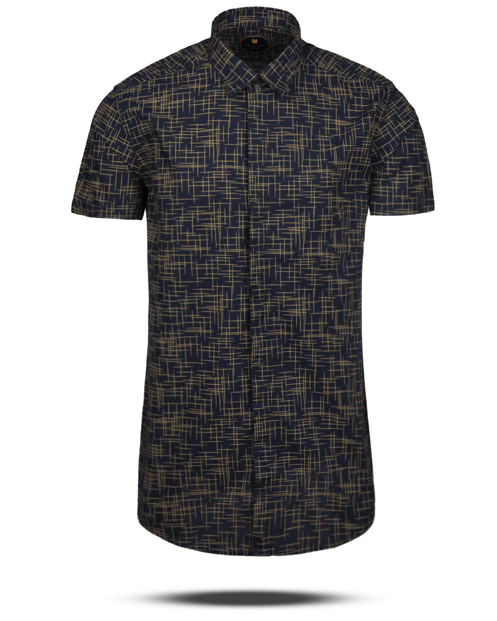 پیراهن طرح دار مردانه 4044