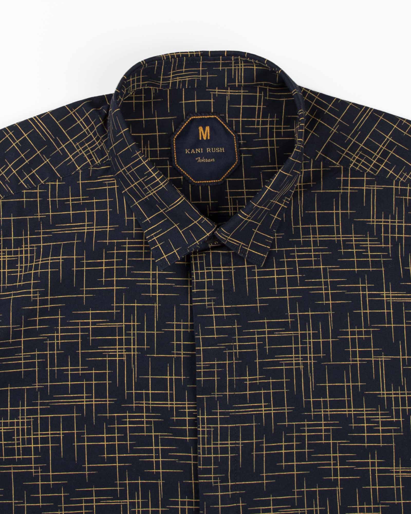 پیراهن طرح دار مردانه 4044