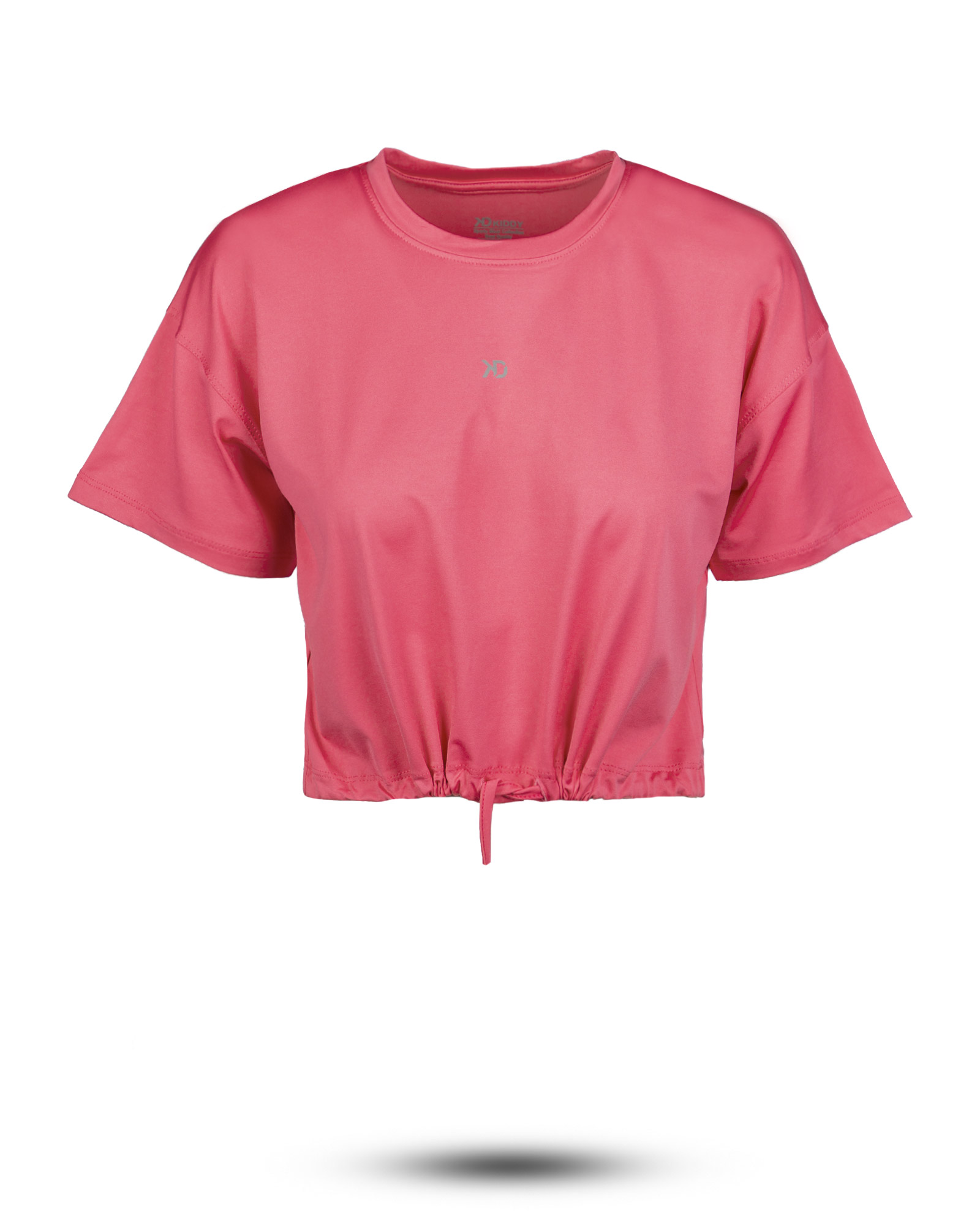 تیشرت نیم تنه زنانه 1525-صورتی تیره-فروشگاه سارابارا-sarabara.com