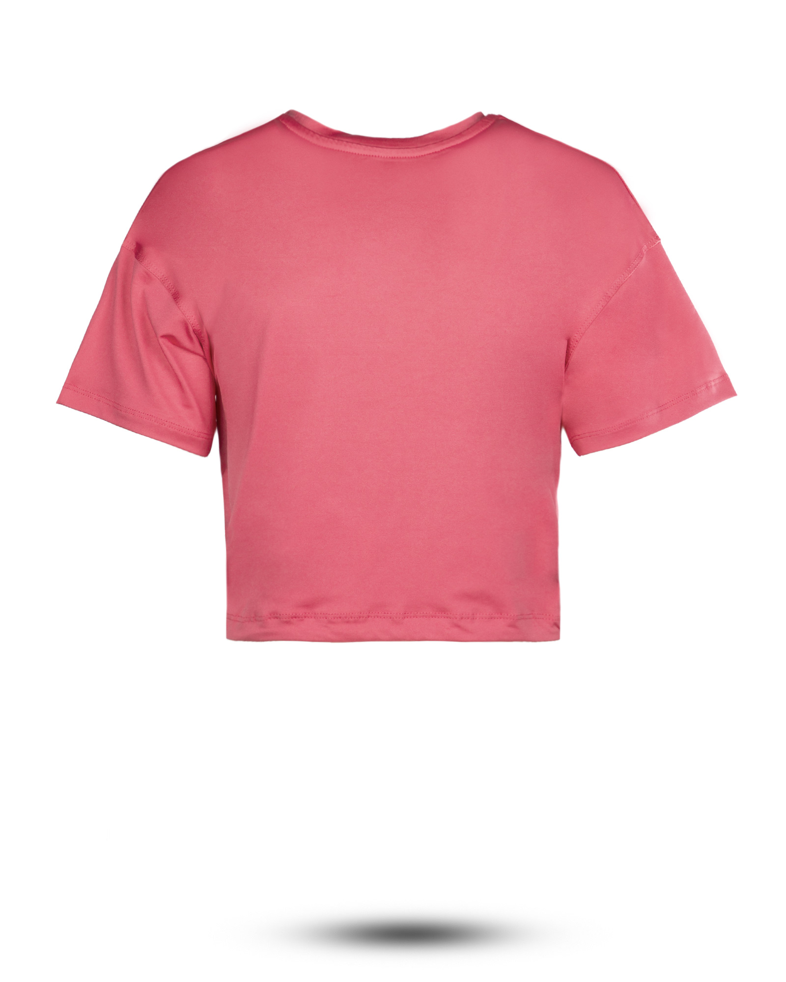 تیشرت نیم تنه زنانه 1525-صورتی تیره-فروشگاه سارابارا-sarabara.com